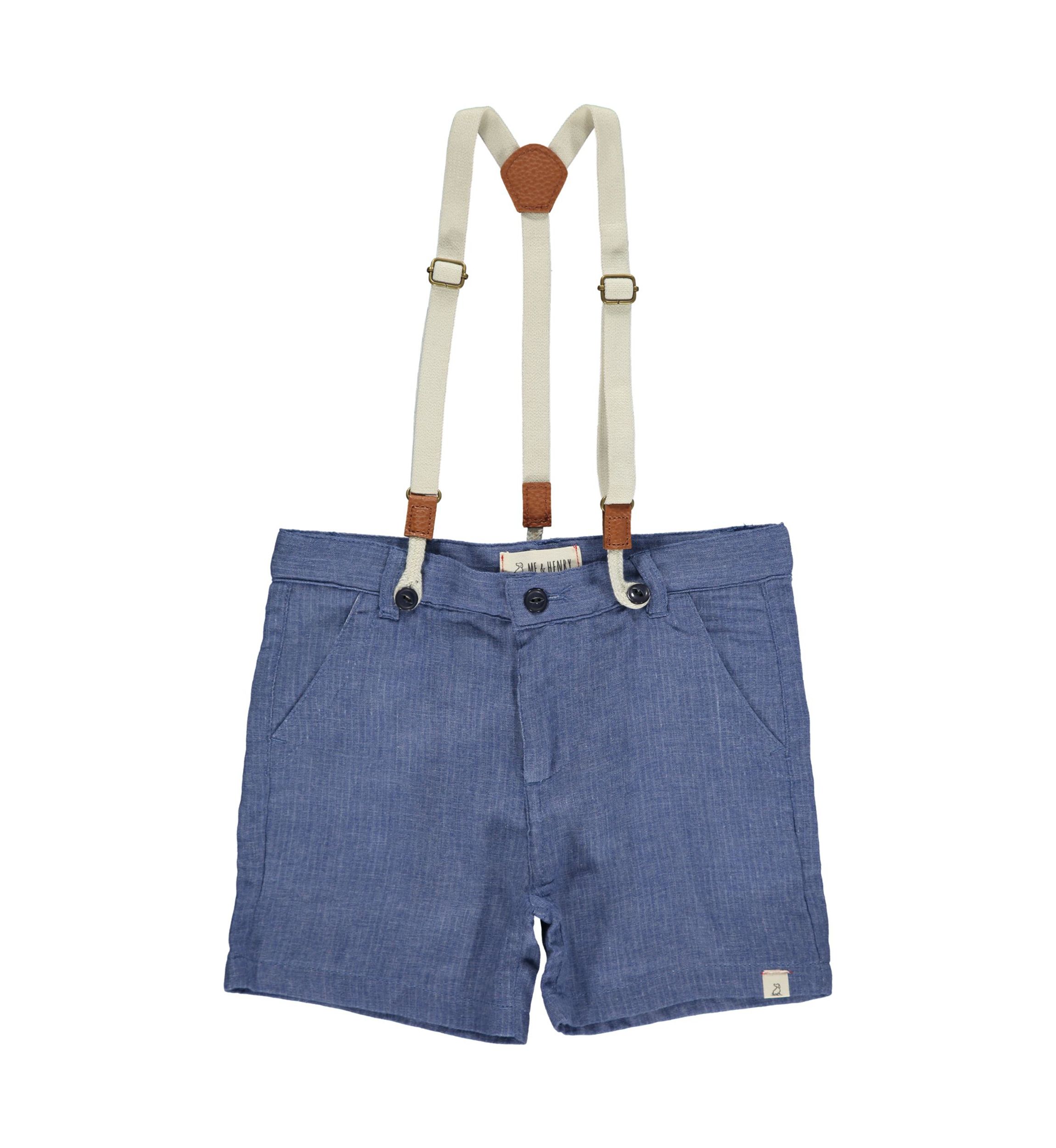 Boys 2-10 Captain Shorts with Suspenders 