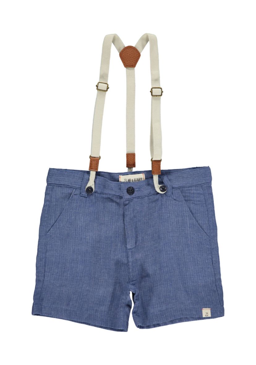 Boys 2-10 Captain Shorts with Suspenders 