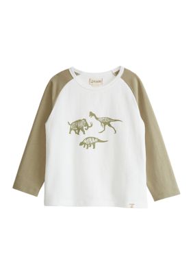 Boys 8-20 Long Sleeve Walhalla Dino Raglan T-Shirt