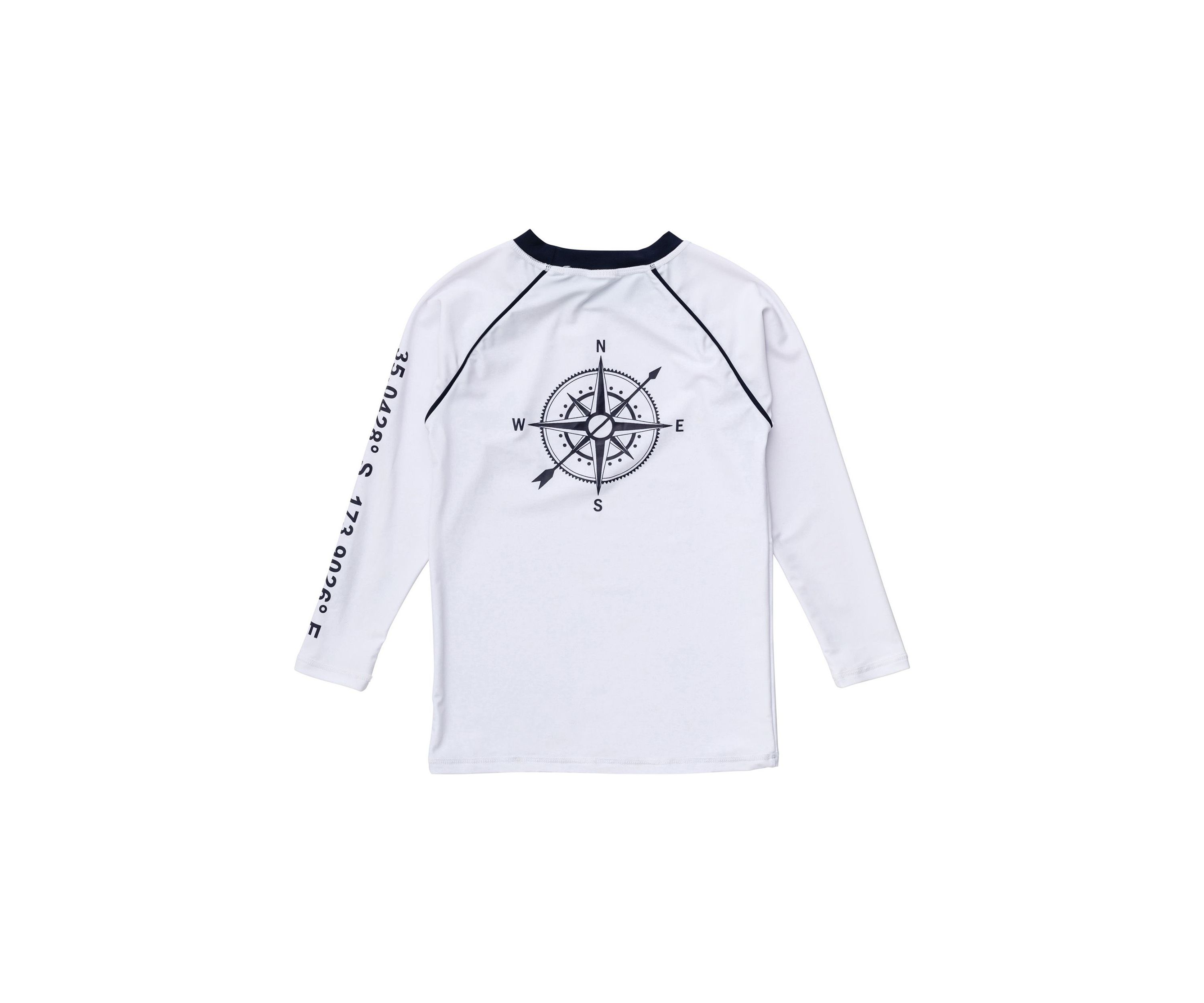 Boys 7-16 Compass Long Sleeve Rash Top