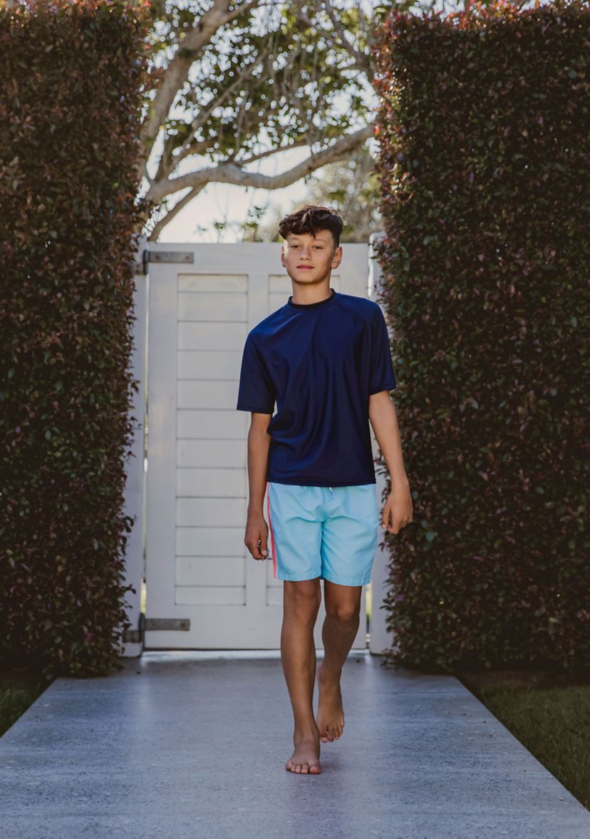 Boys 7-16 Short Sleeve Rash Top