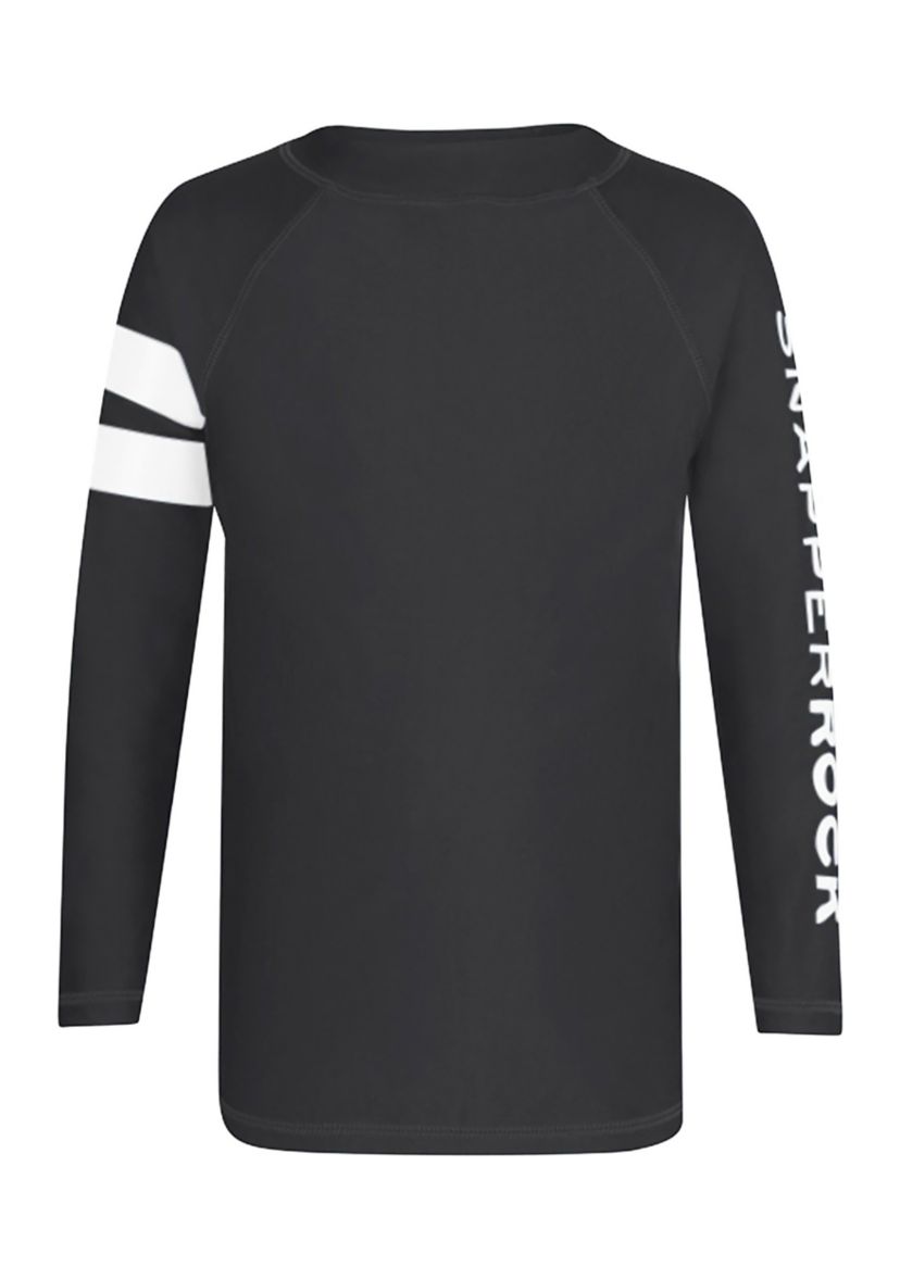 Boys 4-6 Slate Arm Band Long Sleeve Rash Top