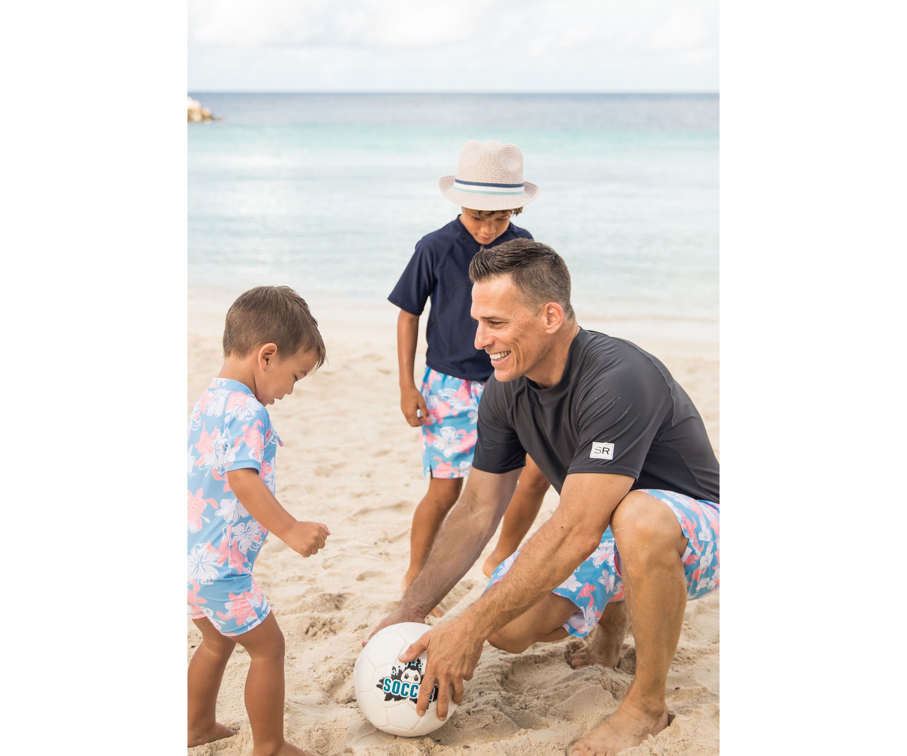 Boys 4-6 Slate Short Sleeve Rash Top