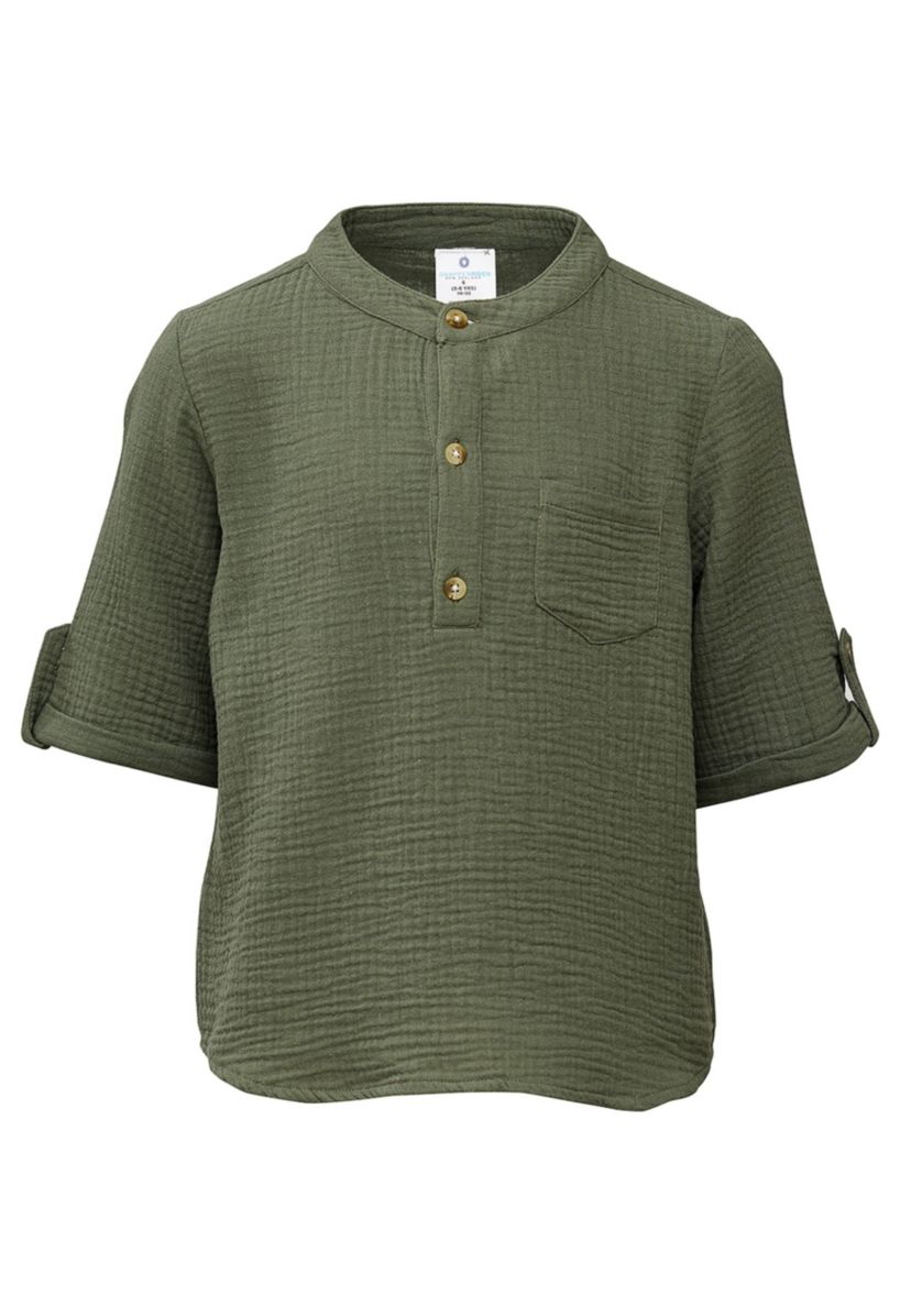 Frankie Safari Green Resort Shirt