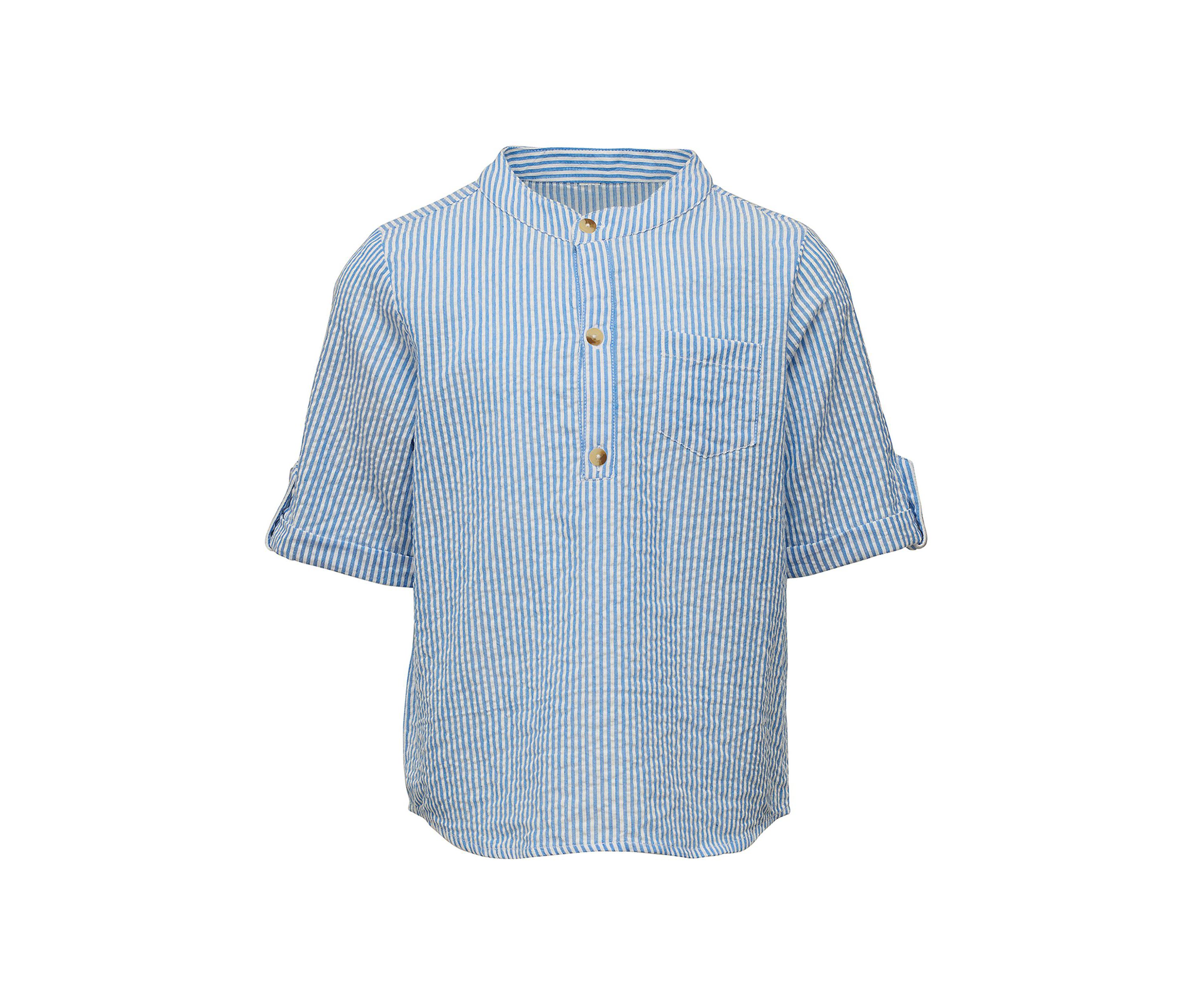 Frankie Seersucker Stripe Resort Shirt