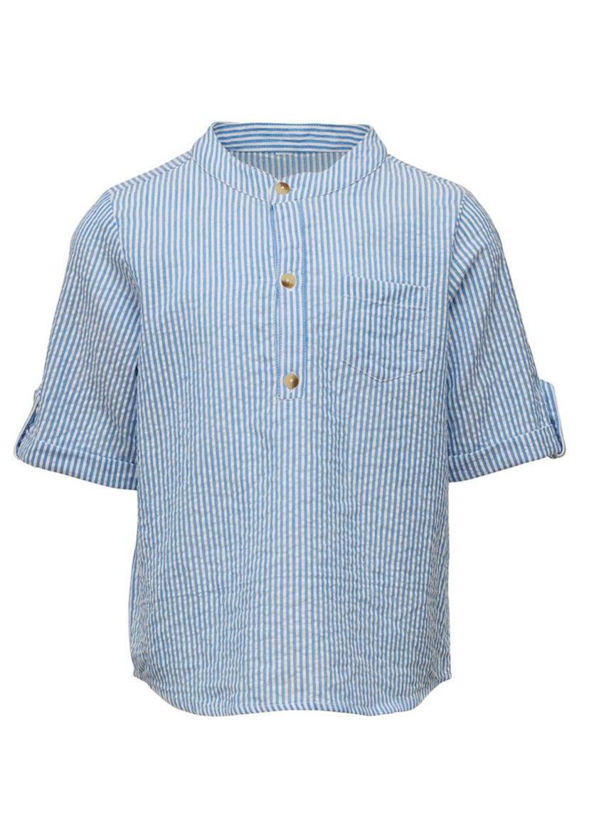 Frankie Seersucker Stripe Resort Shirt