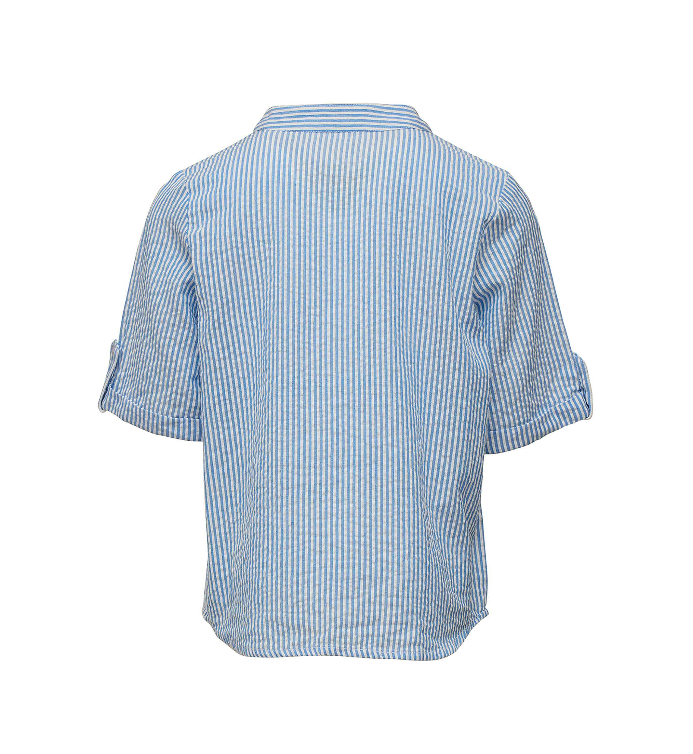 Frankie Seersucker Stripe Resort Shirt