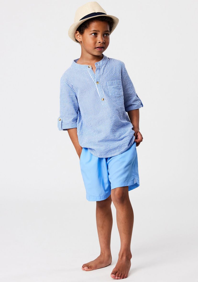 Frankie Seersucker Stripe Resort Shirt