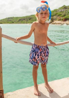 Fish Frenzy Volley Board Shorts