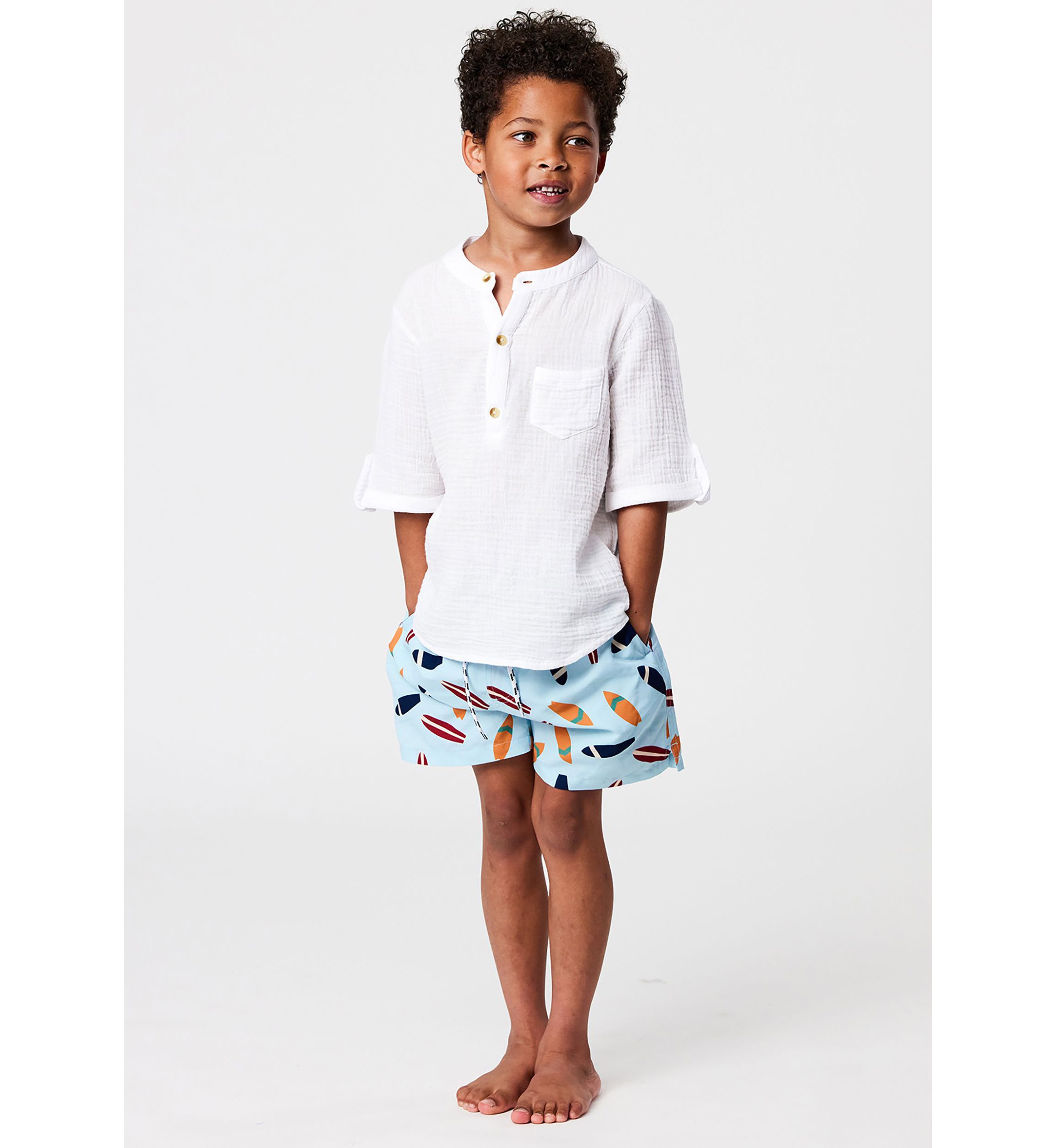 Frankie White Resort Shirt