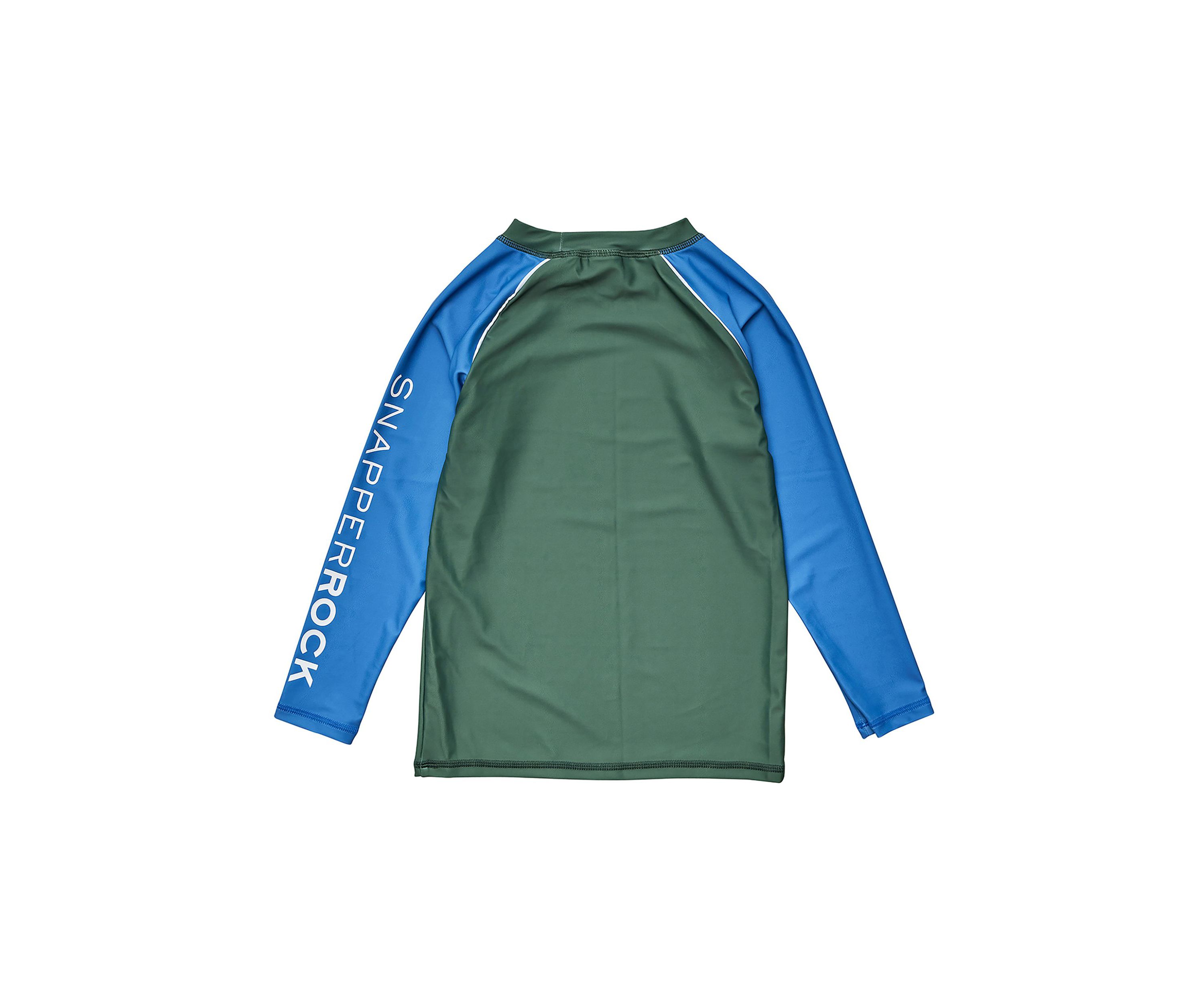 Olive Blue Sleeve LS Rash Top