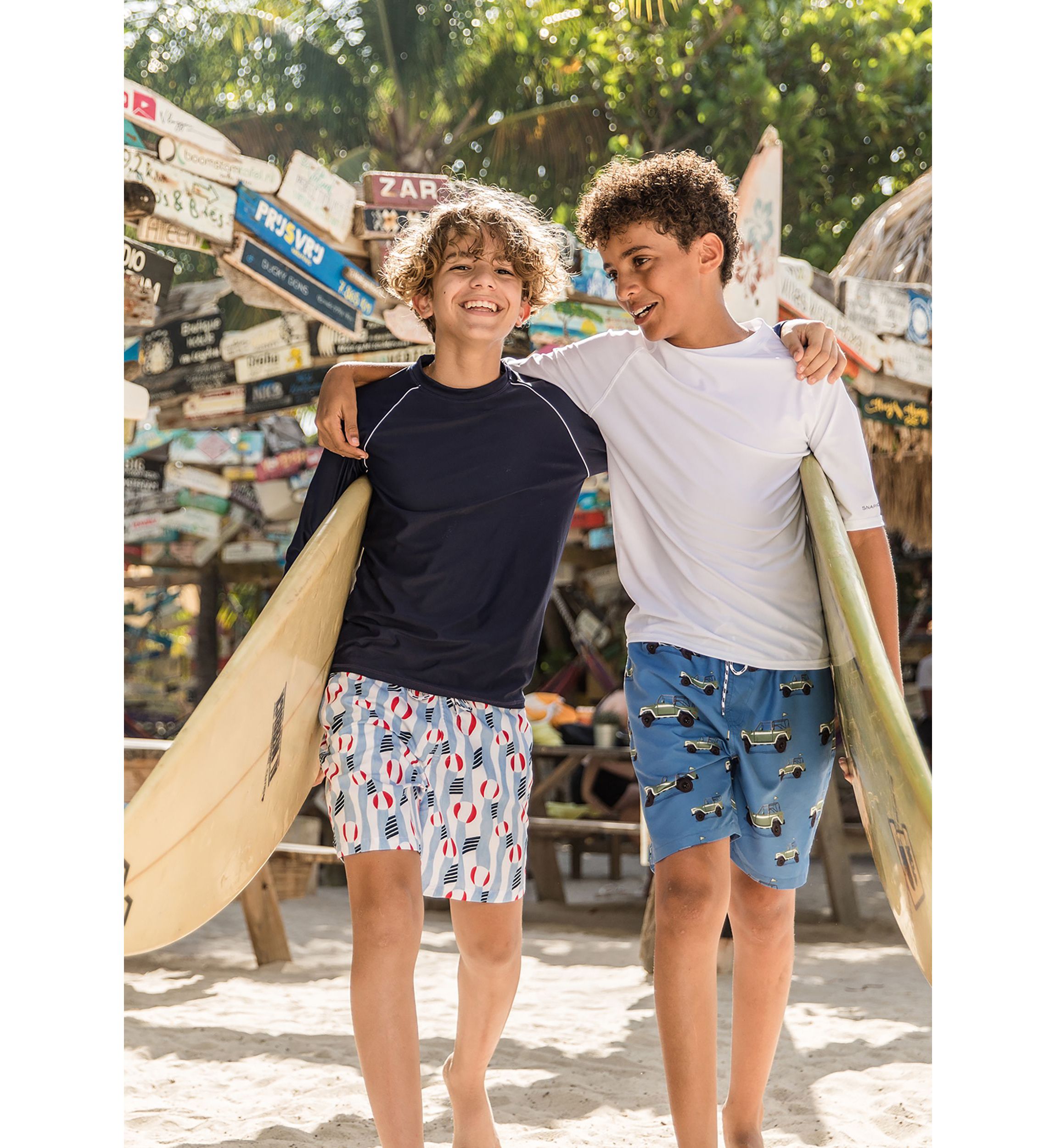 Navy Sustainable LS Rash Top
