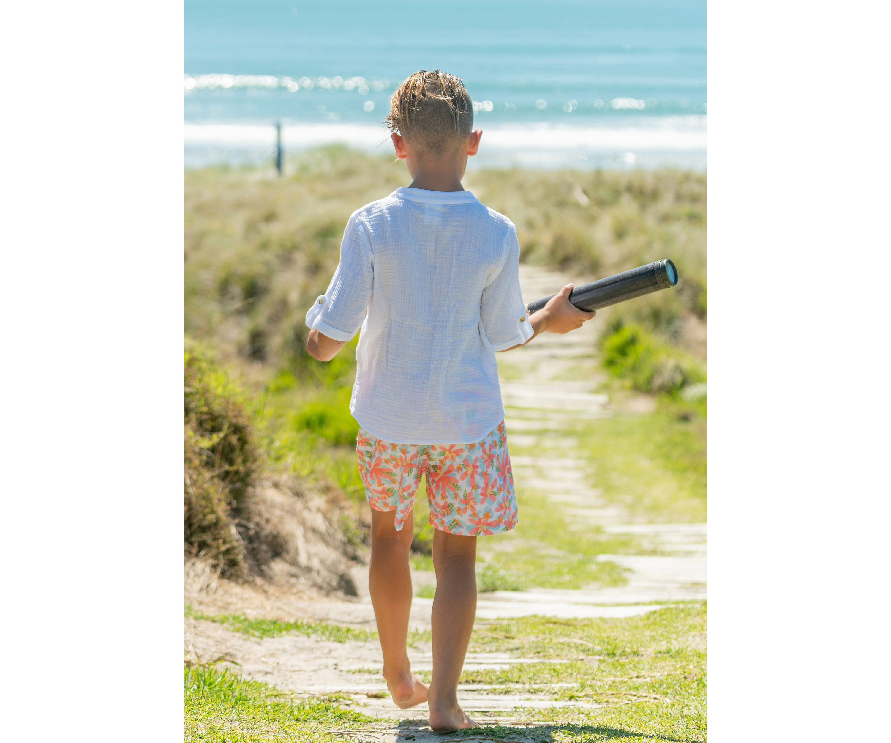 Hawaiian Luau Sustainable Swim Short