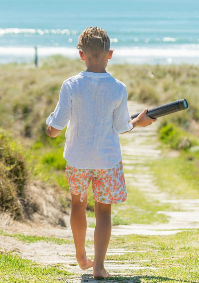 Hawaiian Luau Sustainable Swim Short
