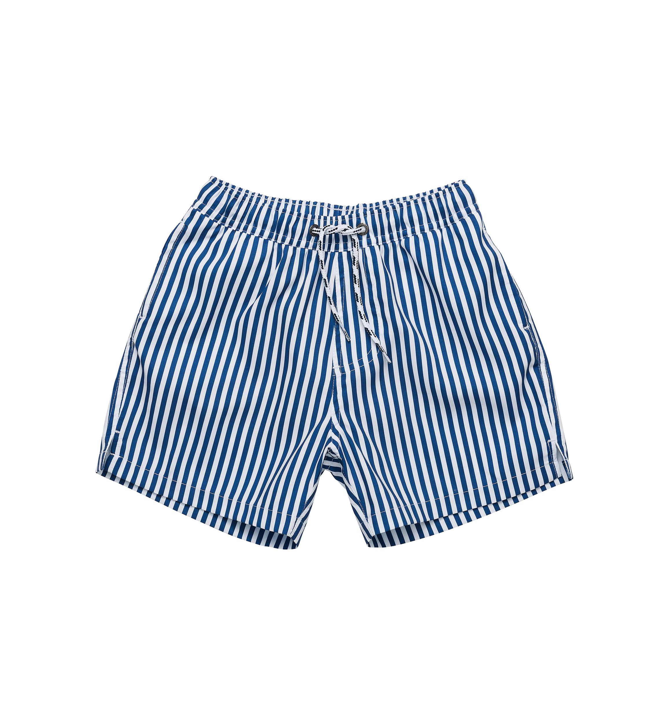 Denim Stripe Comfort Lined Swim Short
