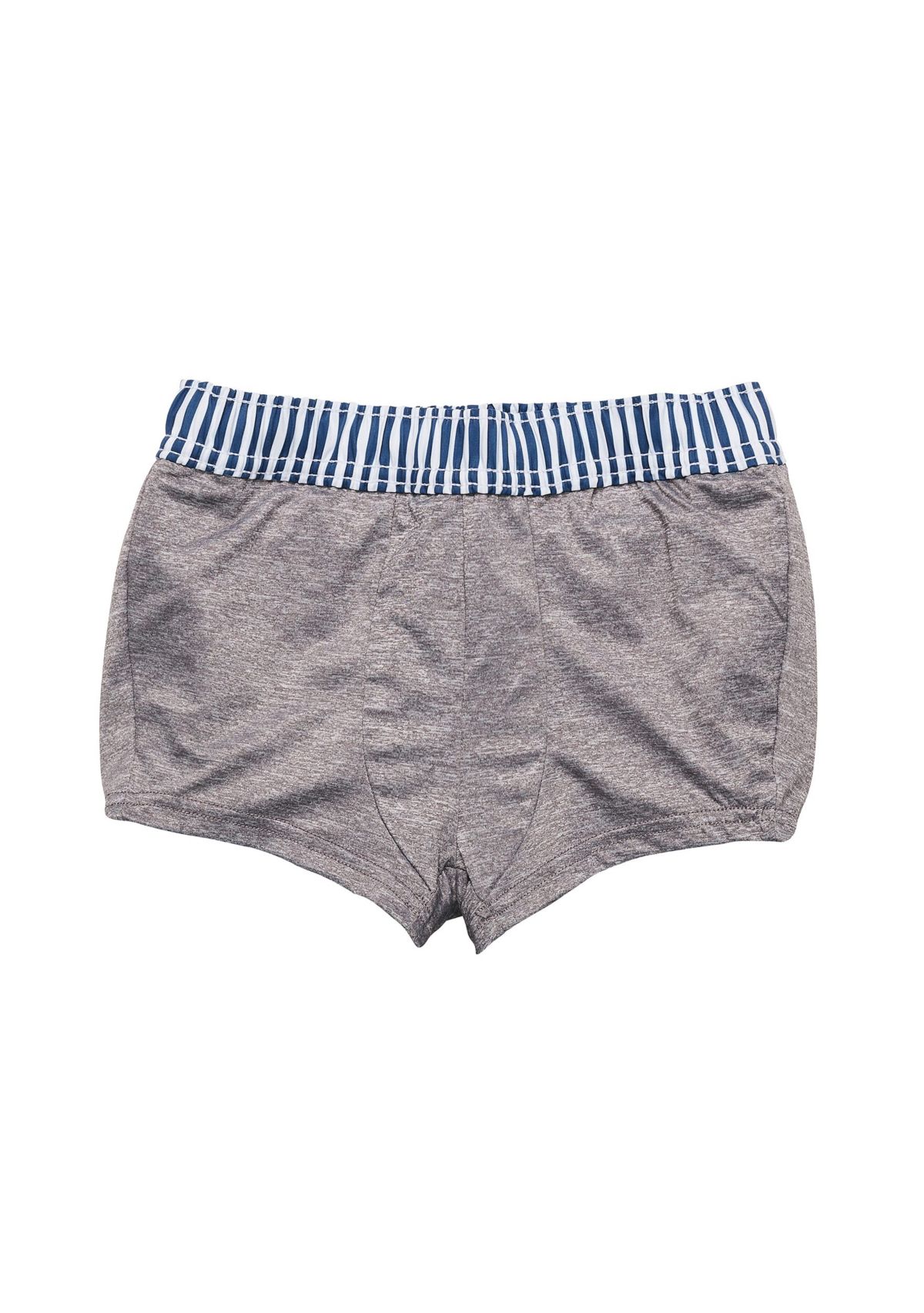 Denim Stripe Comfort Lined Swim Short