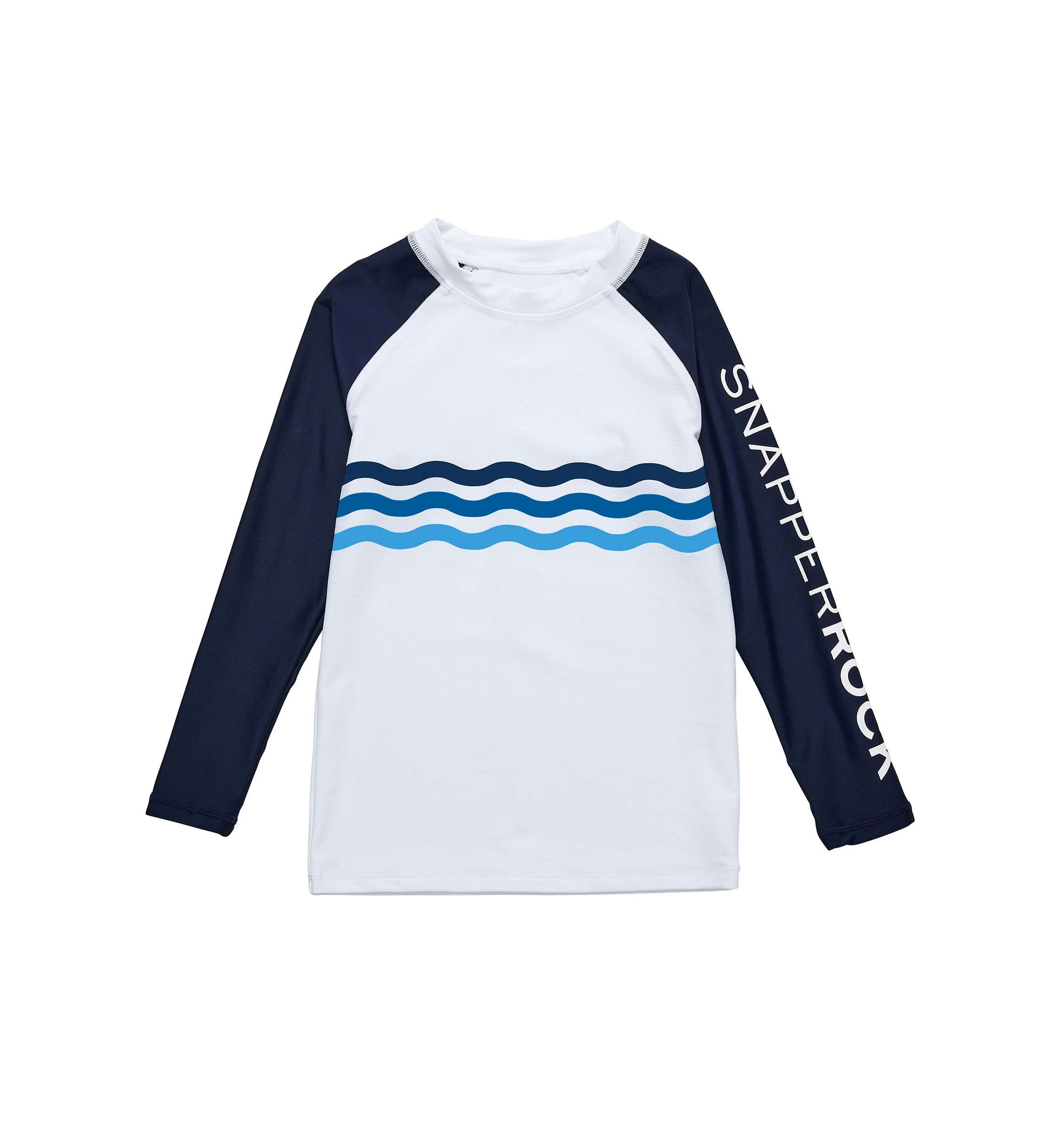Wave Stripe LS Rash Top