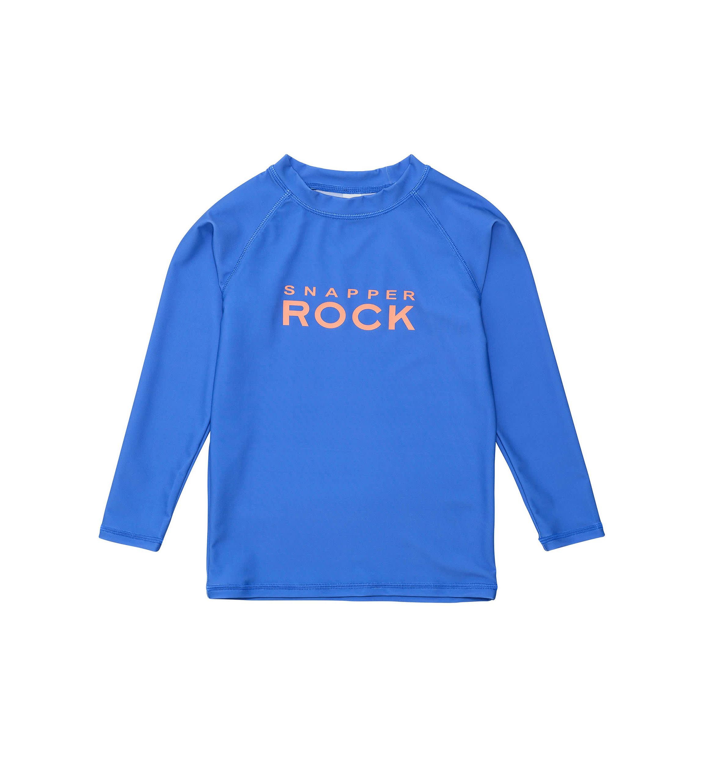 Azure Blue Sustainable LS Rash Top