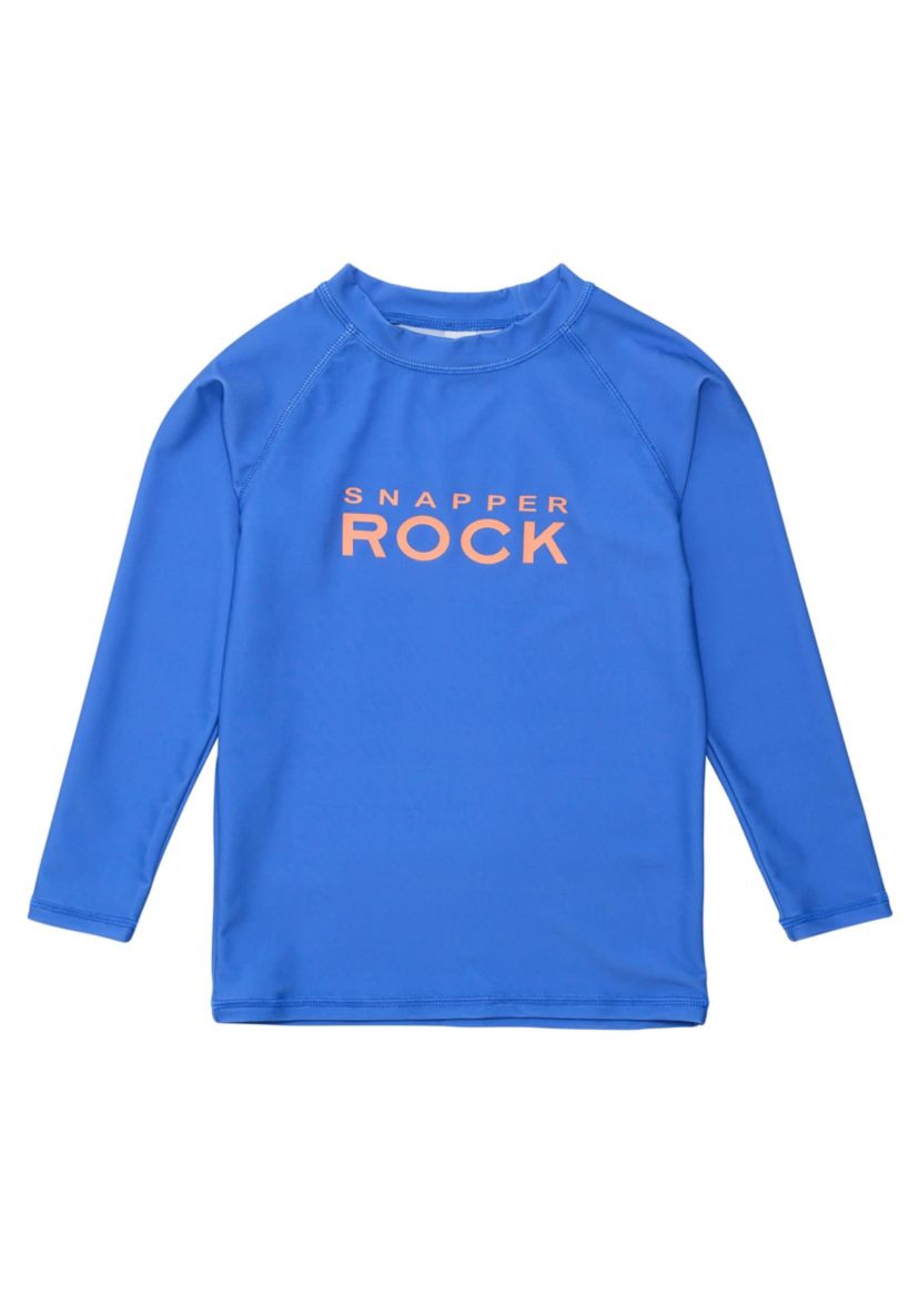 Azure Blue Sustainable LS Rash Top