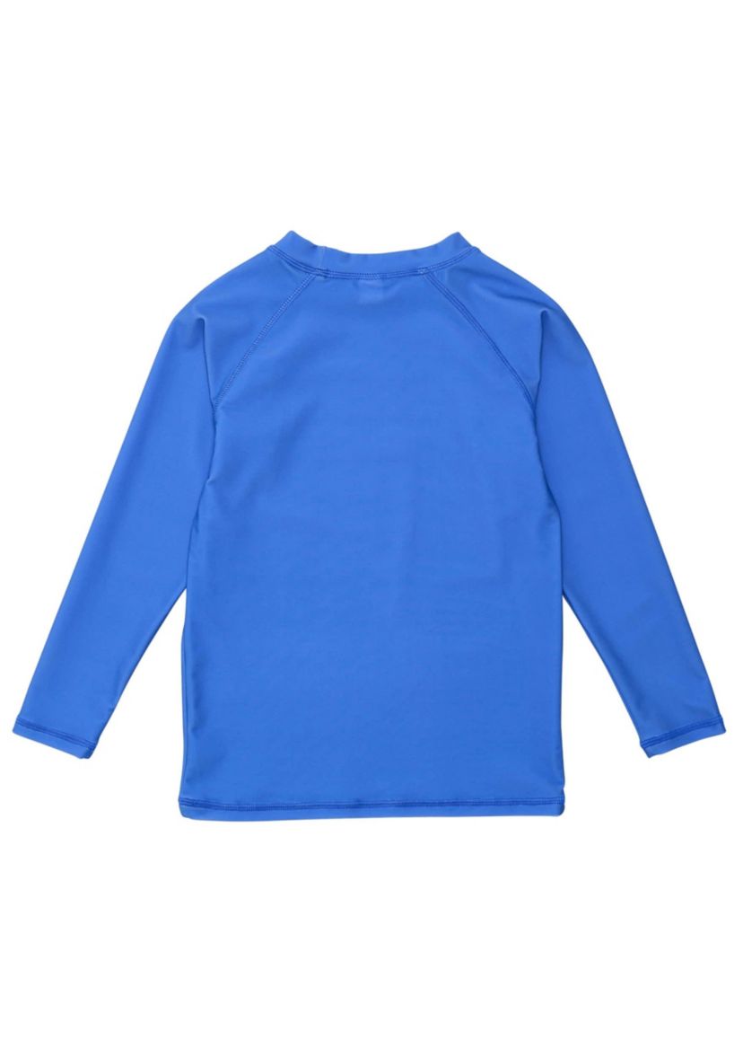Azure Blue Sustainable LS Rash Top
