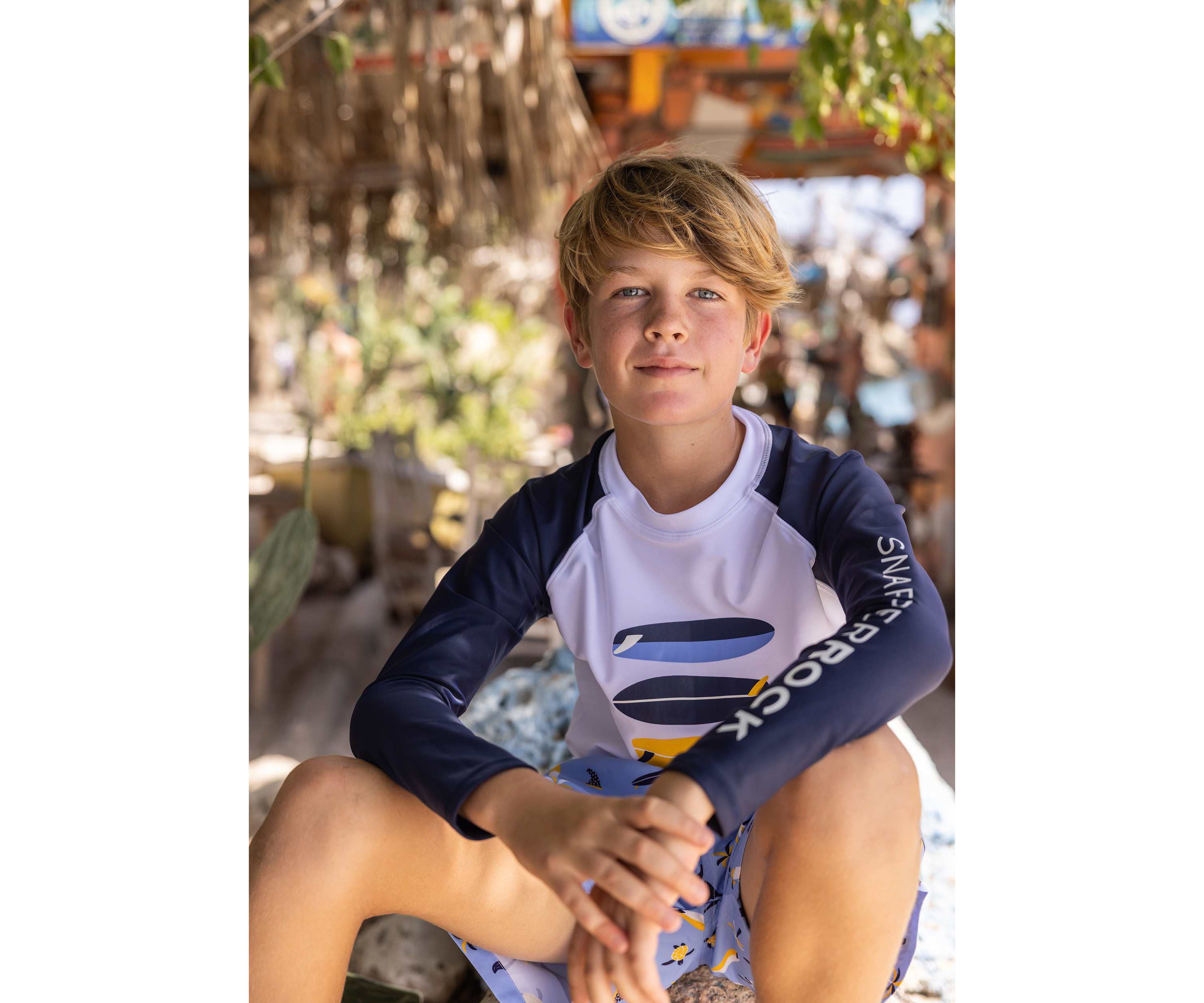 Wave Break LS Rash Top