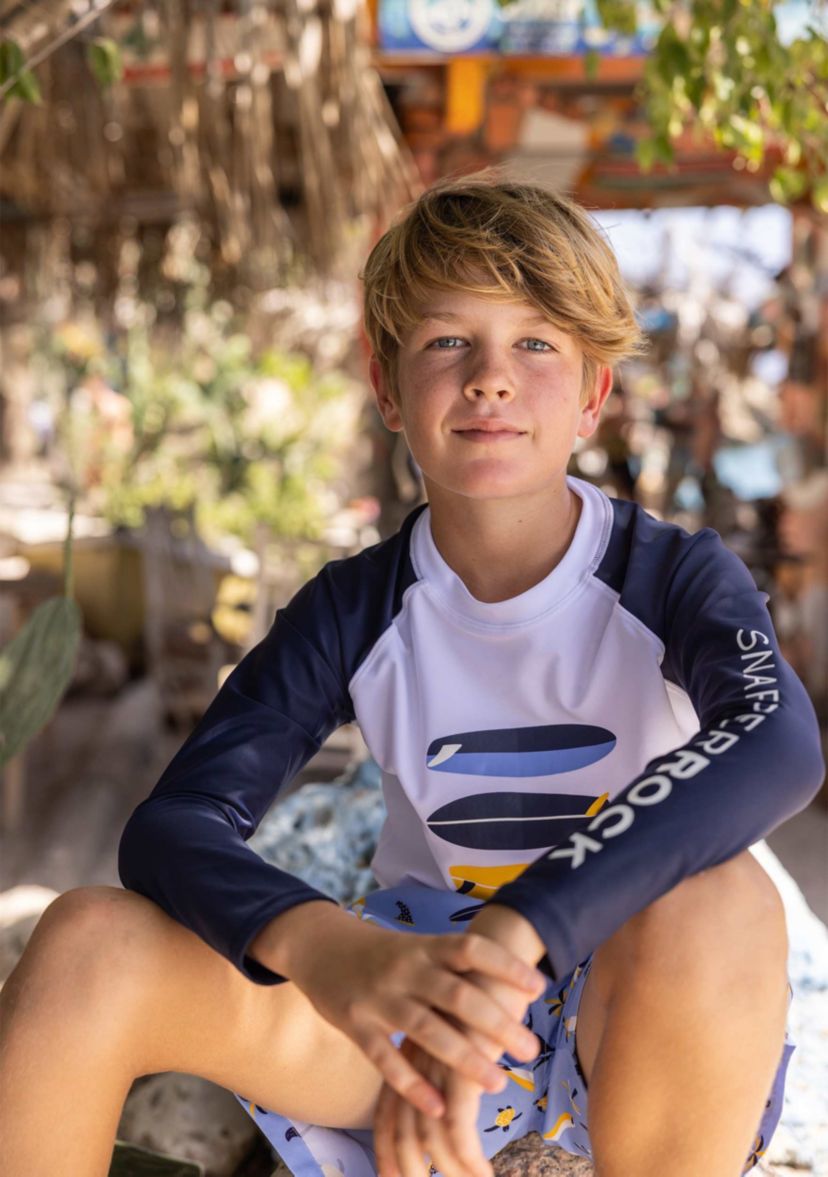 Wave Break LS Rash Top