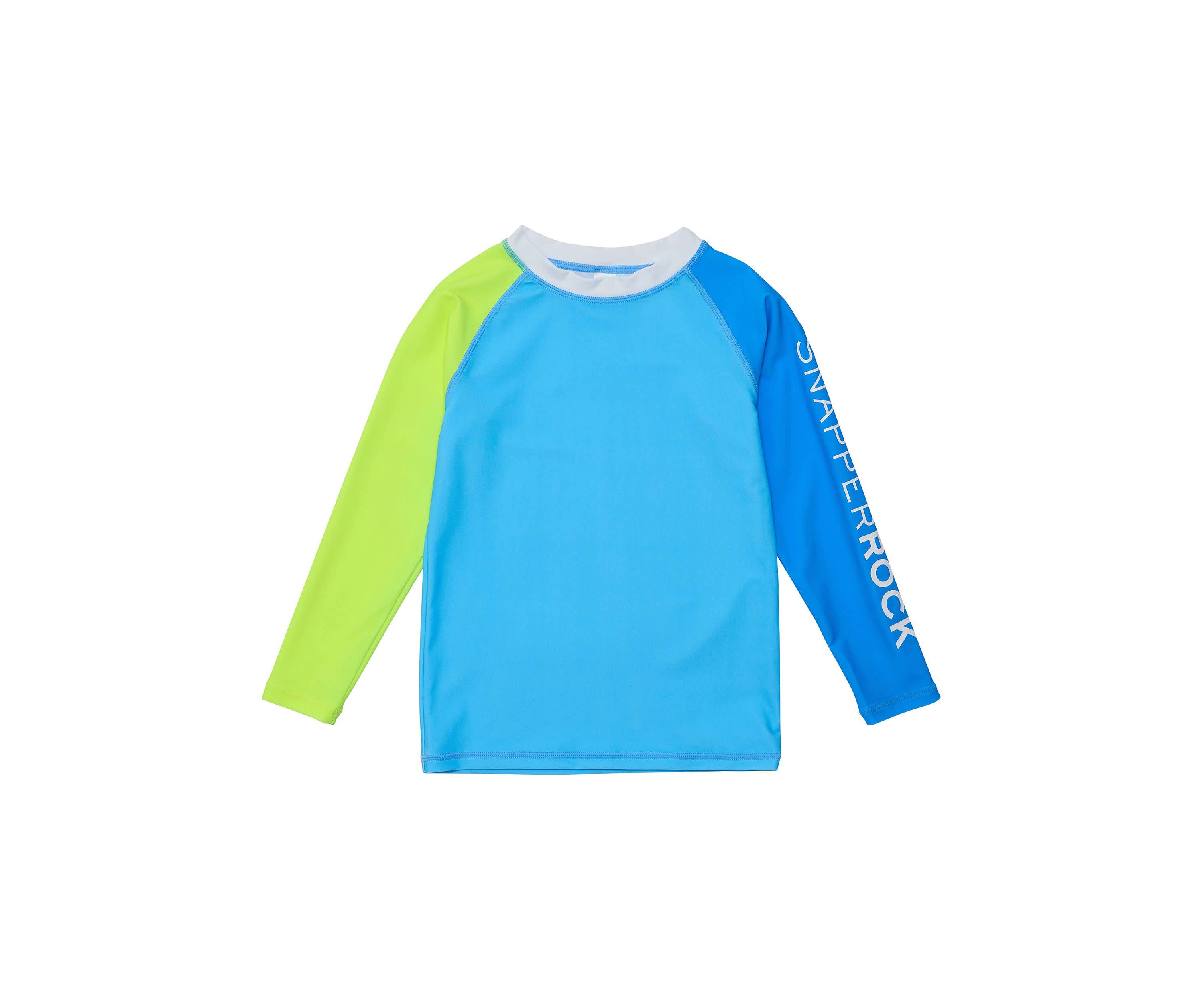Citron Splash Colorblock LS Rash Top