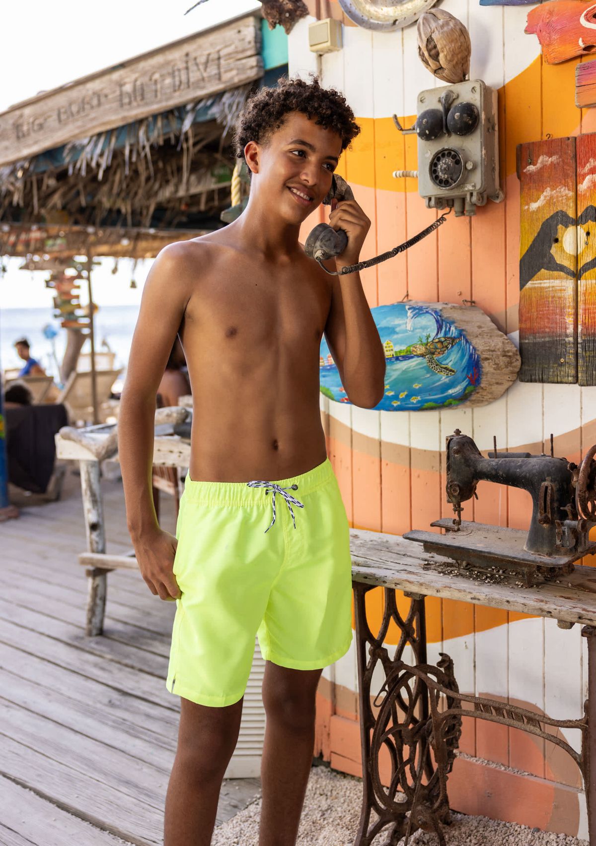 Citron Comfort Lined Swim Short