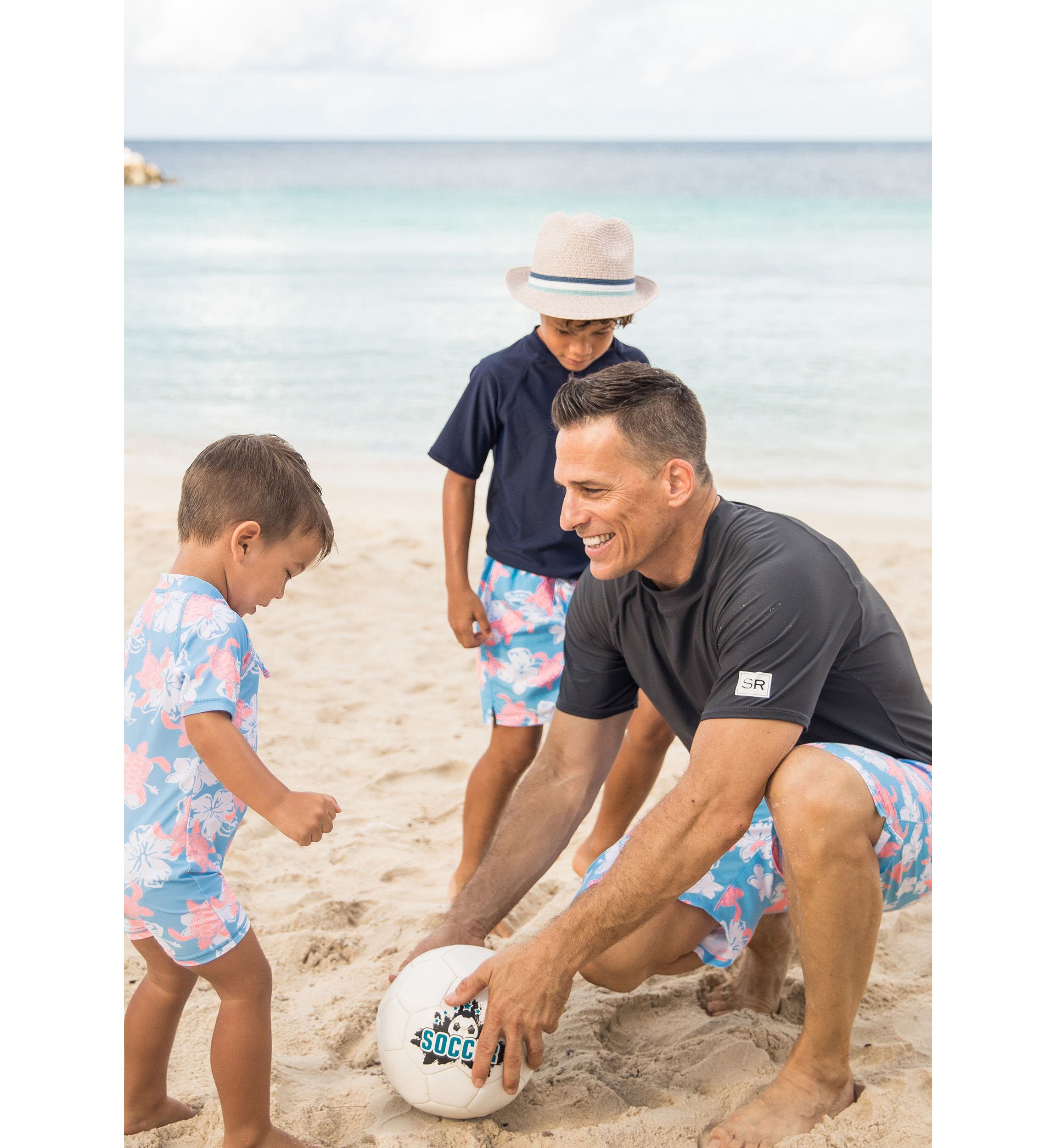 Boys 7-16 Slate Short Sleeve Rash Top