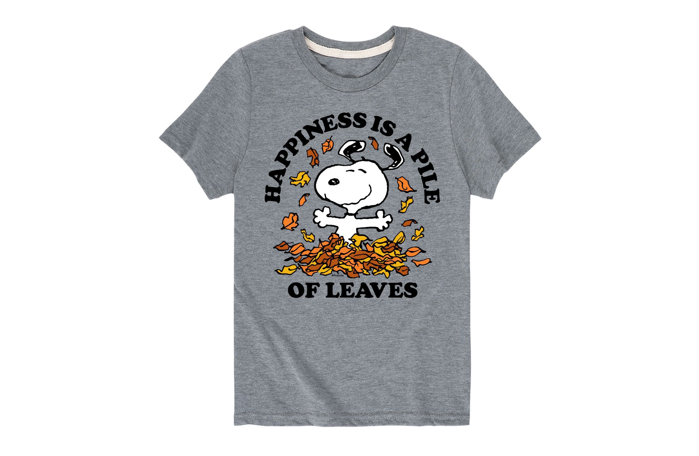 Happiness Is A Pile Of Leaves Graphic T-Shirt