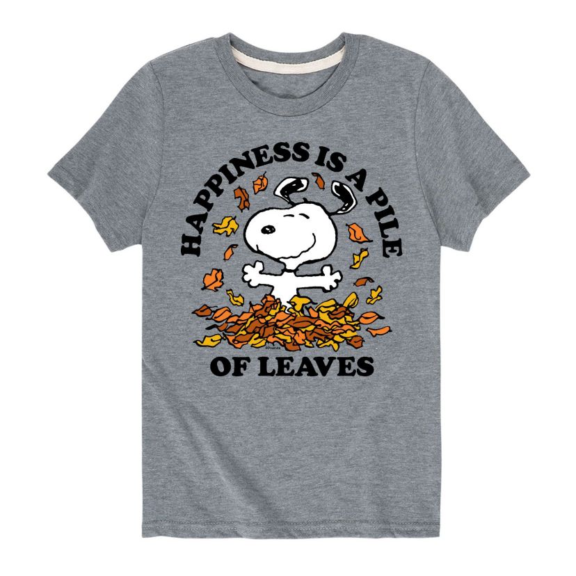 Happiness Is A Pile Of Leaves Graphic T-Shirt