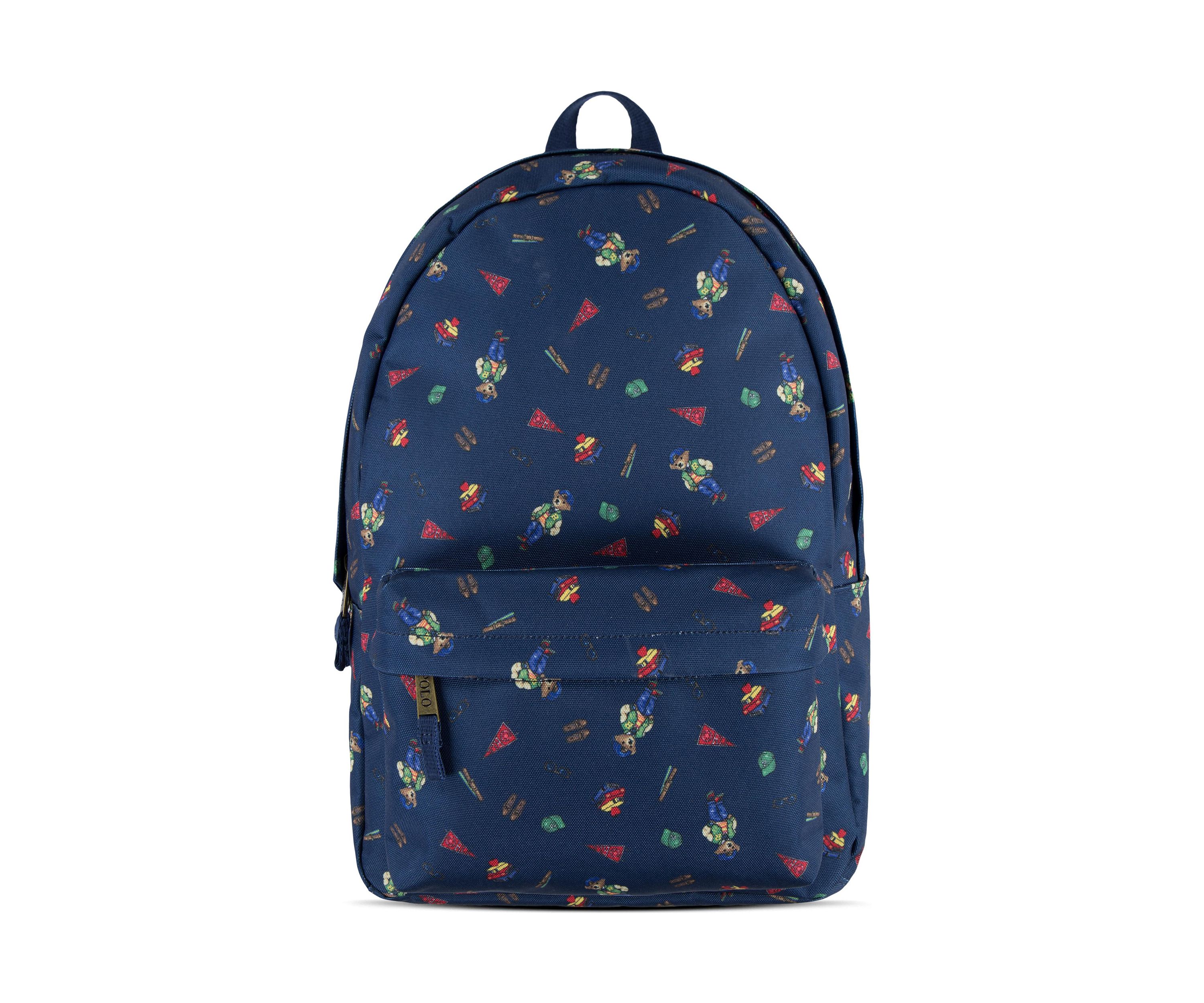Polo Bear Printed Backpack