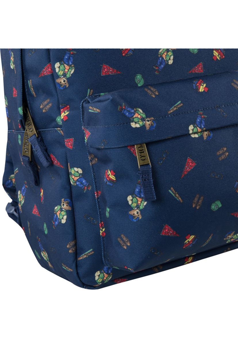 Polo Bear Printed Backpack