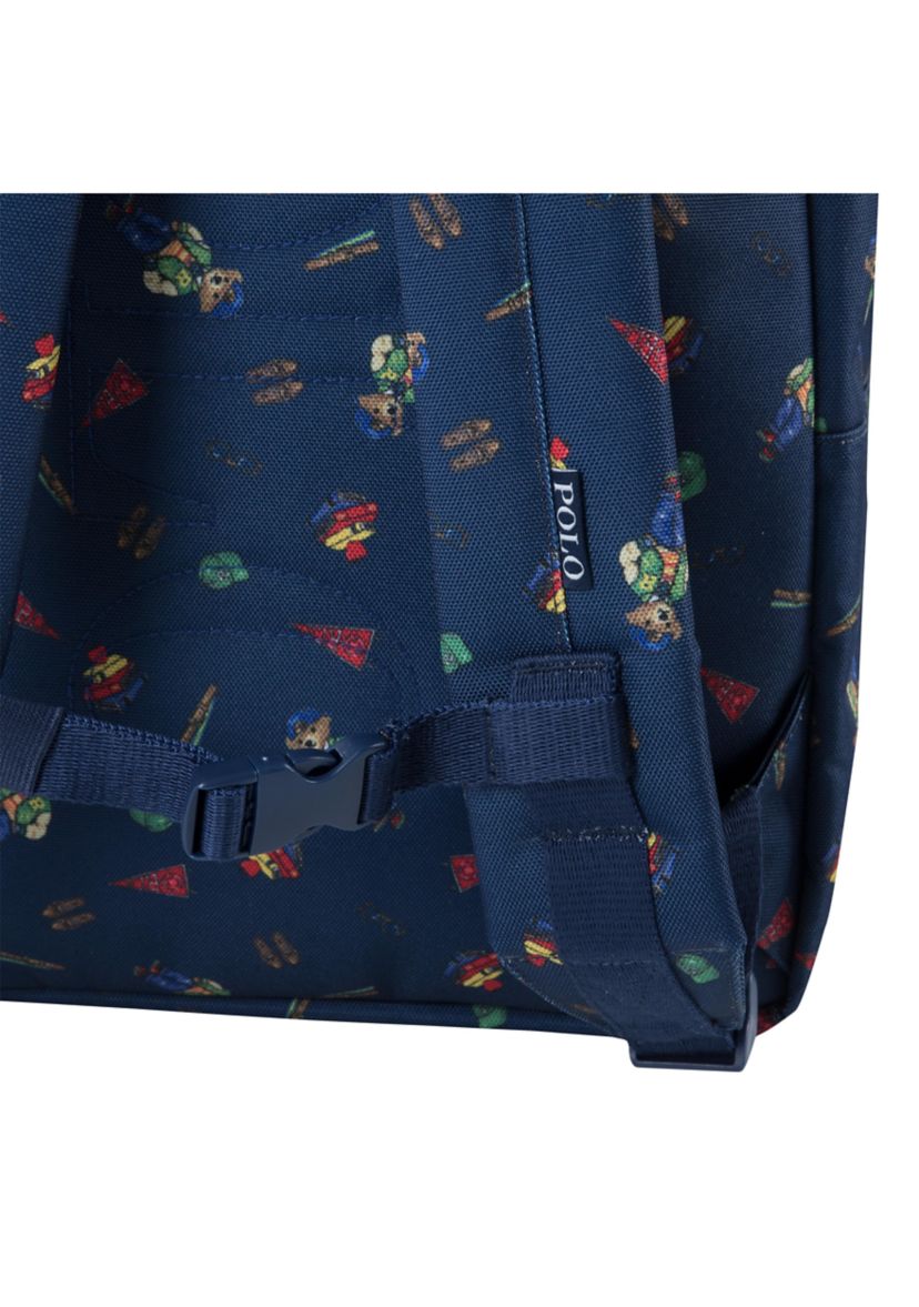 Polo Bear Printed Backpack