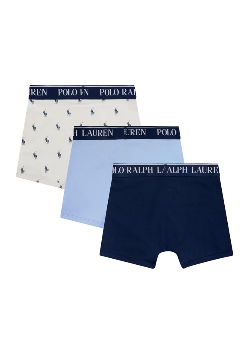 Boys 8-20 Cotton Stretch Boxers - 3 Pack