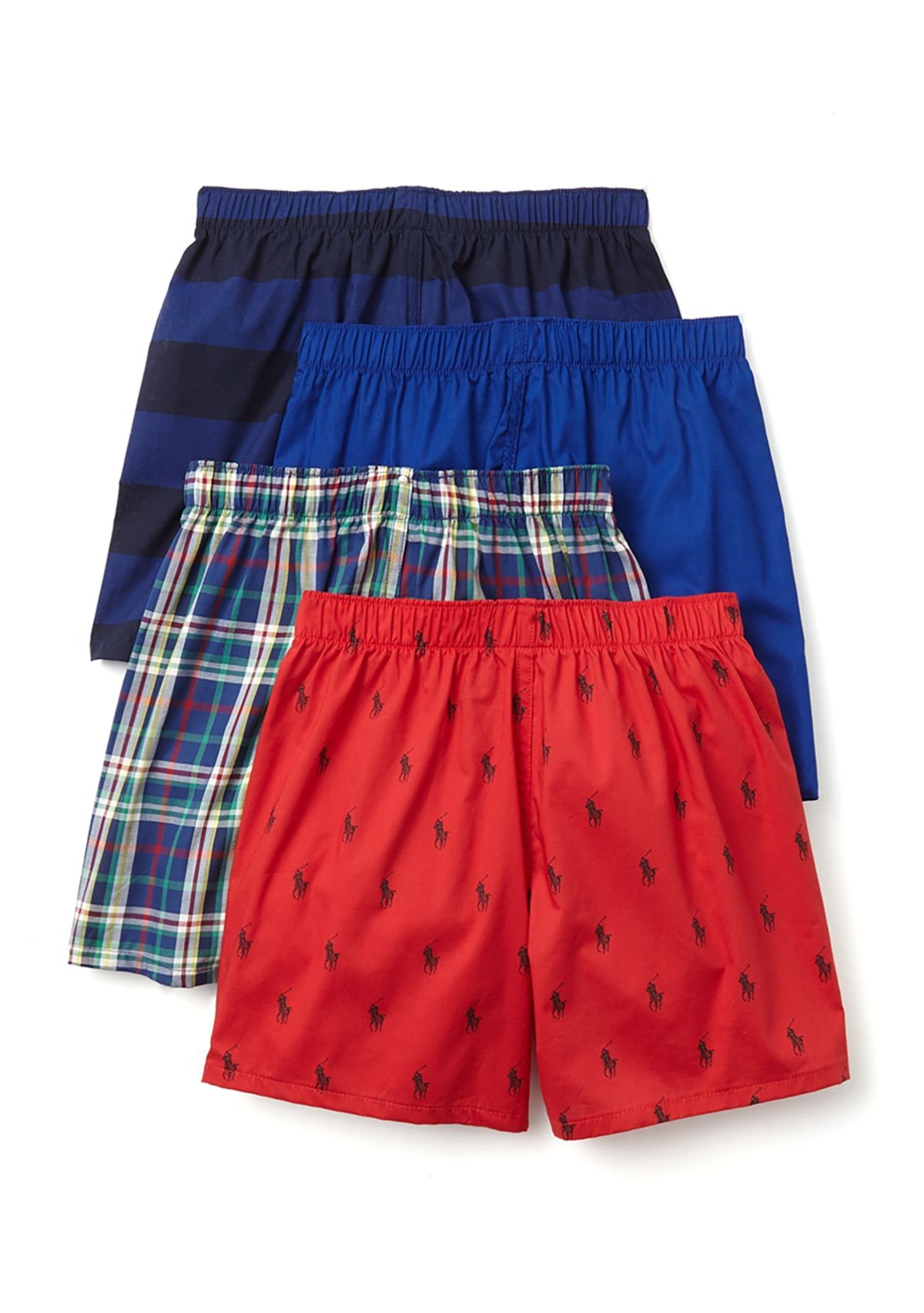 Boys 8-20 Woven Boxers - 4 Pack