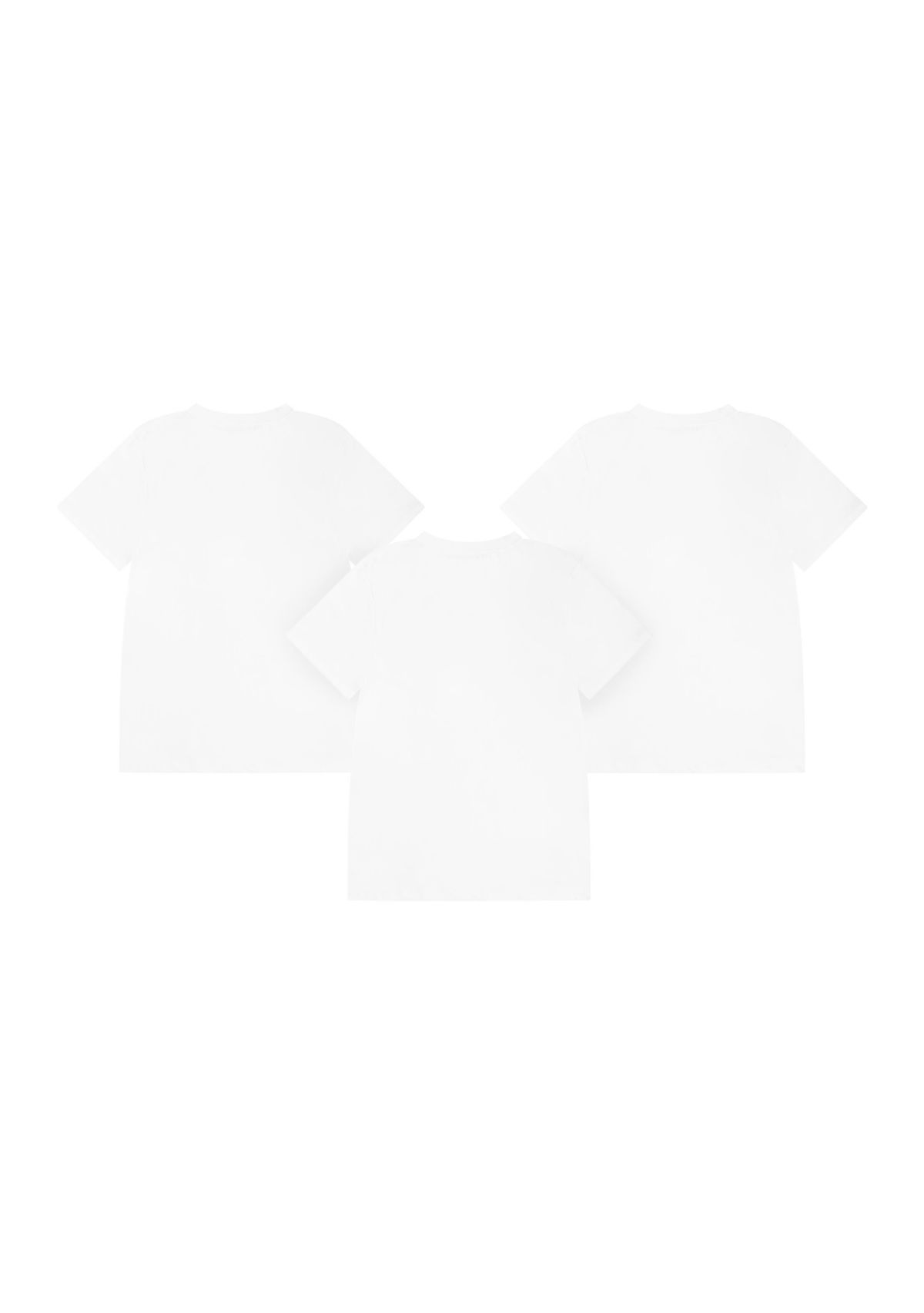 Boys 8-20 Cotton Crew Neck Undershirts - 3 Pack