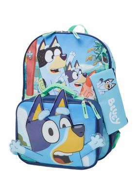 Bluey 5 Piece Backpack & Lunch Box Set