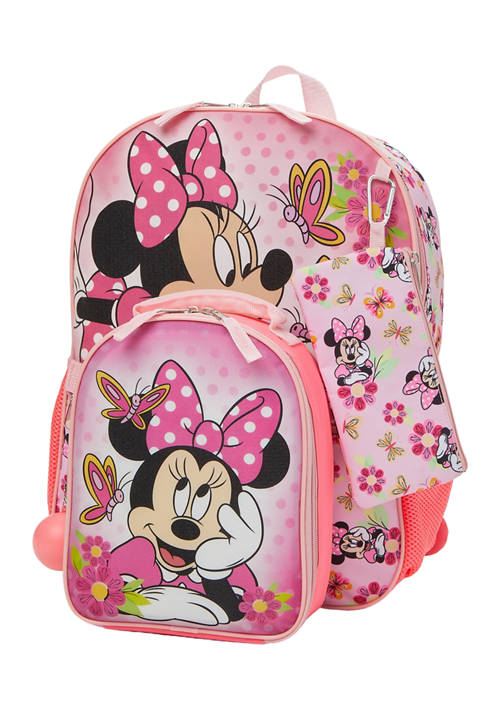 Minnie Mouse 5-Piece Girl's Backpack Set