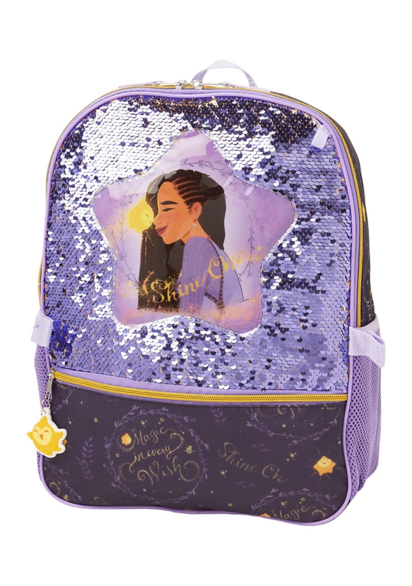 Disneys Wish 5 Piece Backpack Set