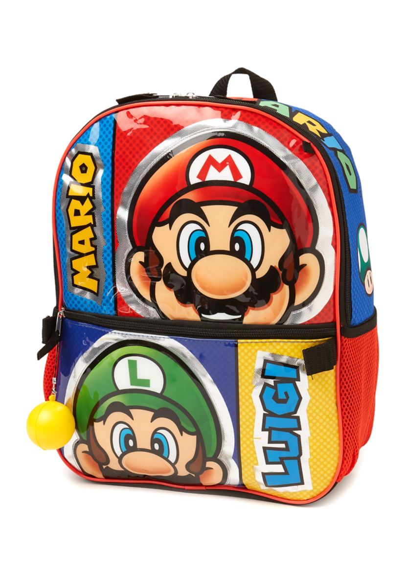 Super Mario 5 Piece Backpack Set