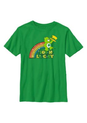 Care Bears Kids Care Bear Born Lucky Graphic T-Shirt