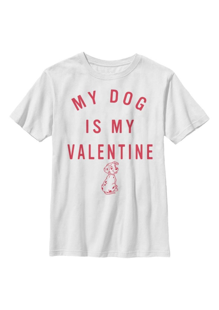 Valentine Pup Graphic T-Shirt