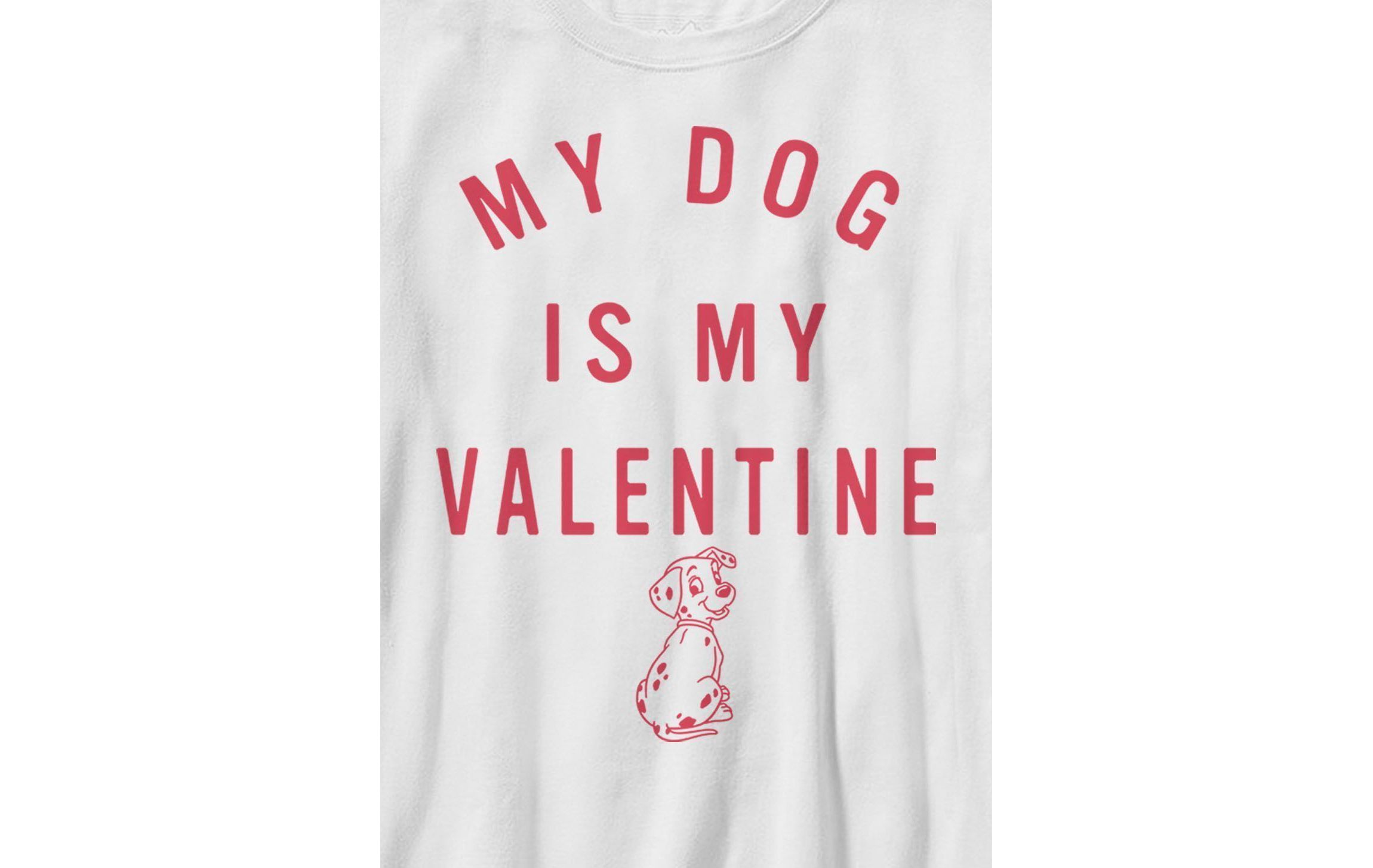 Valentine Pup Graphic T-Shirt
