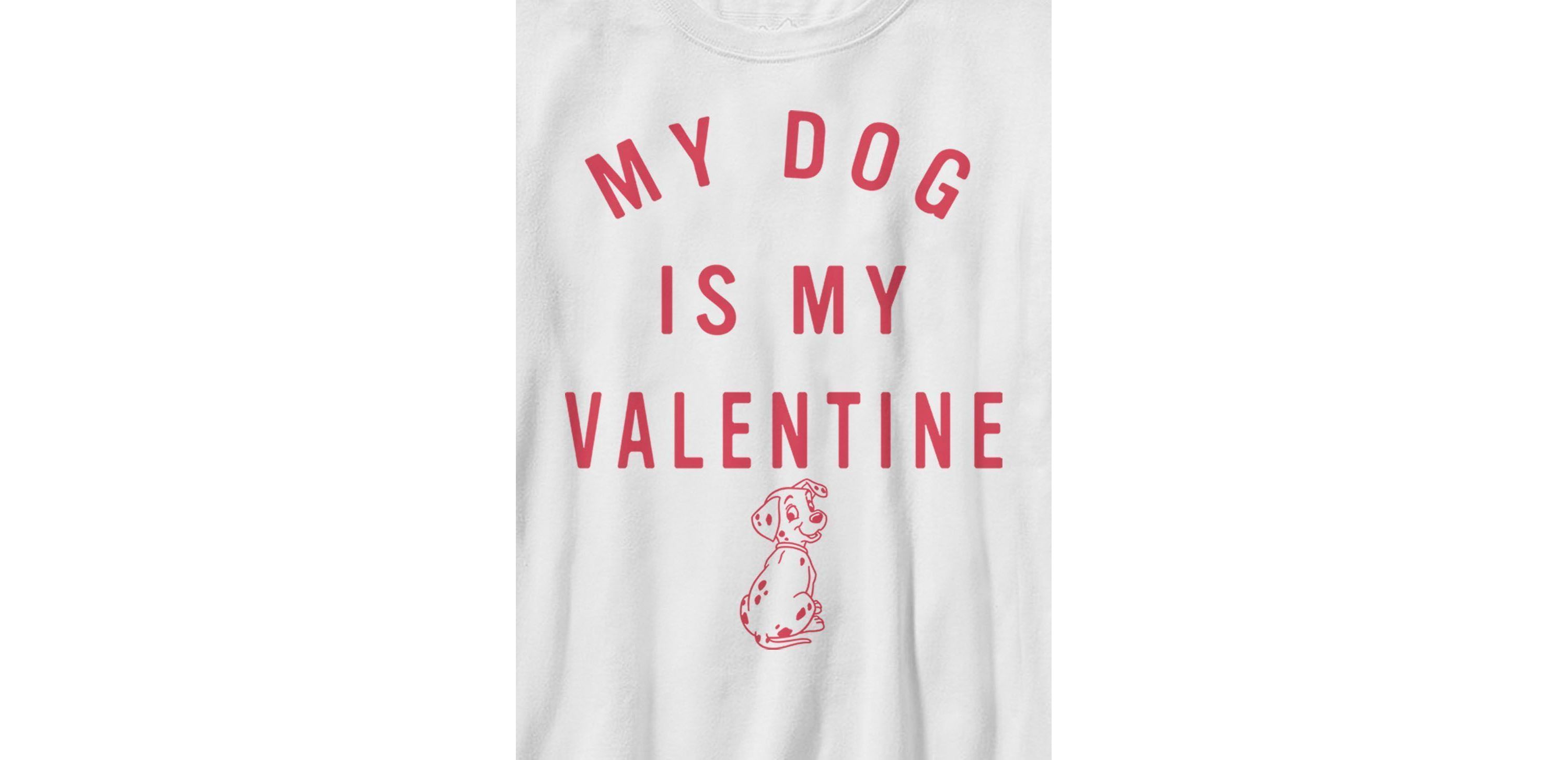 Valentine Pup Graphic T-Shirt