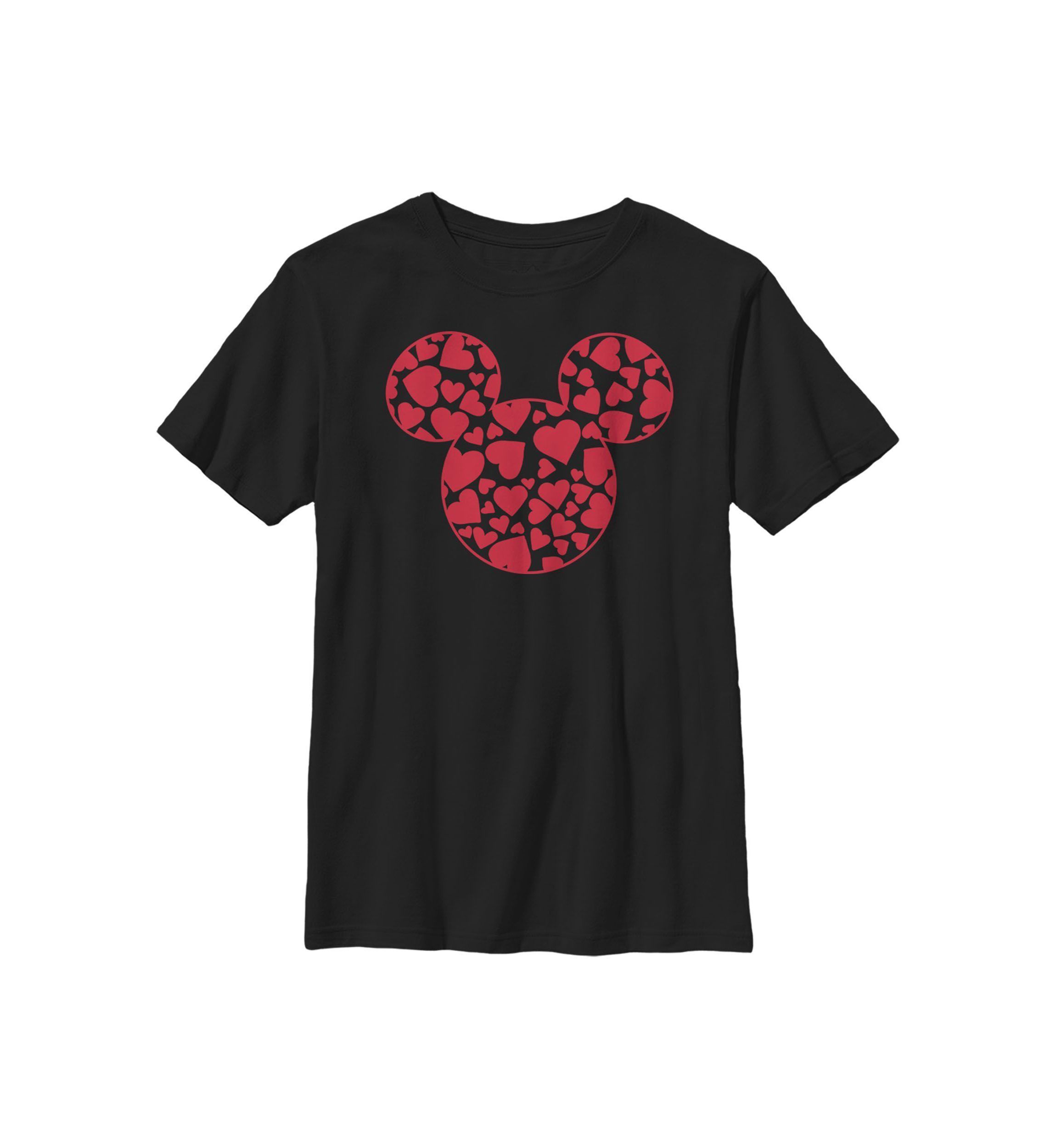 Mickey Hearts Fill Graphic T-Shirt