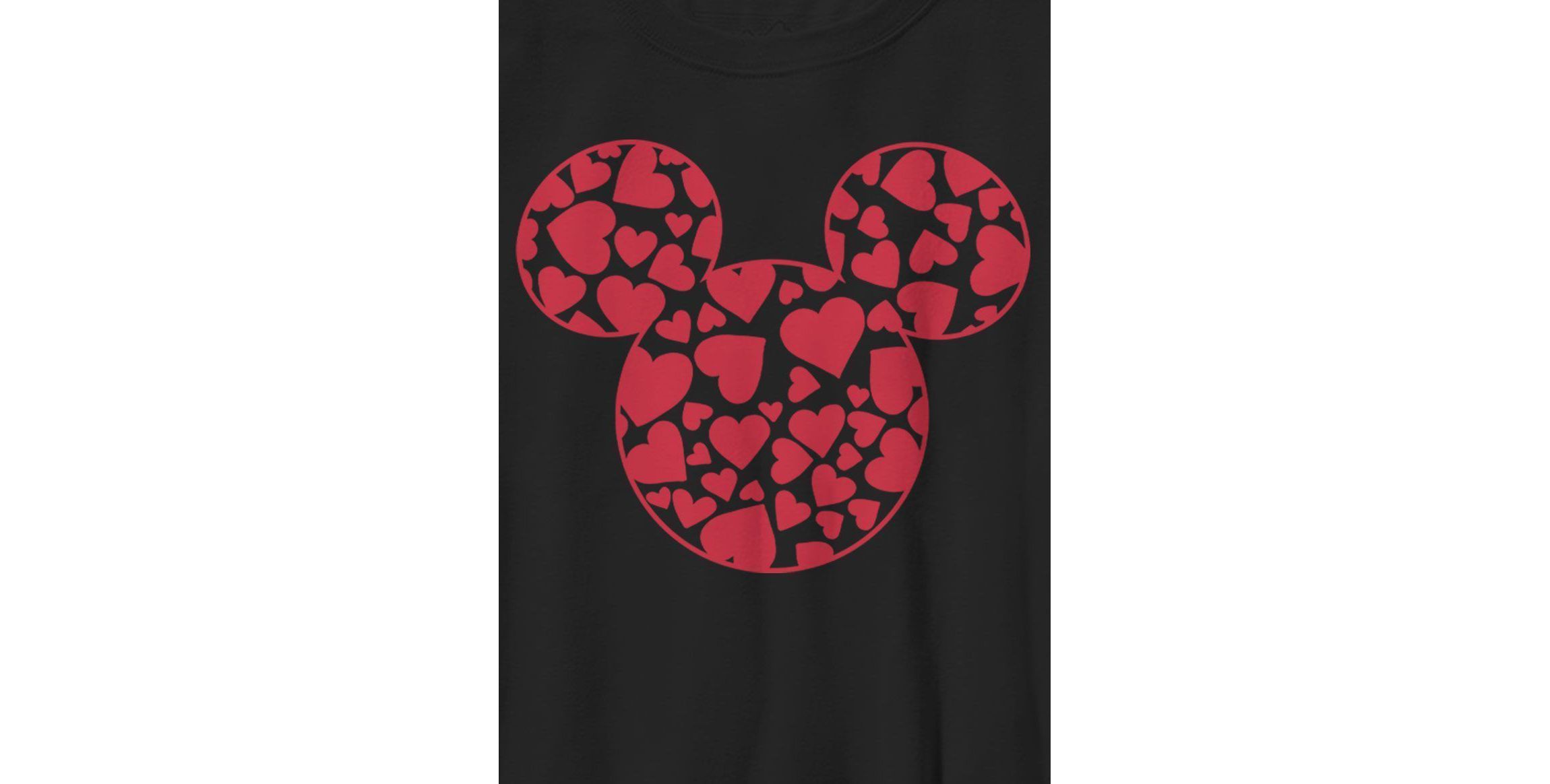Mickey Hearts Fill Graphic T-Shirt
