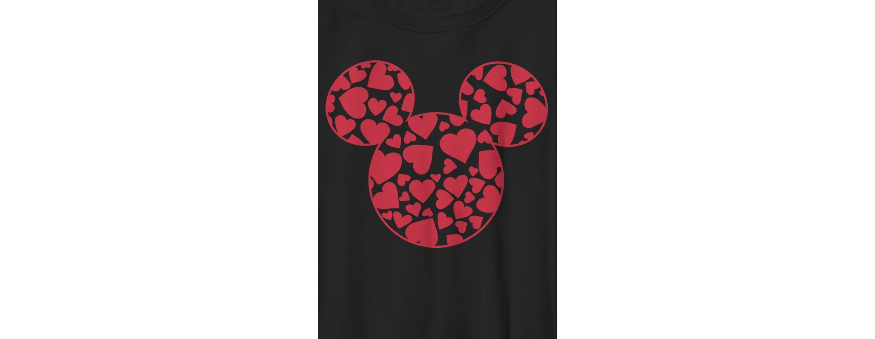 Mickey Hearts Fill Graphic T-Shirt
