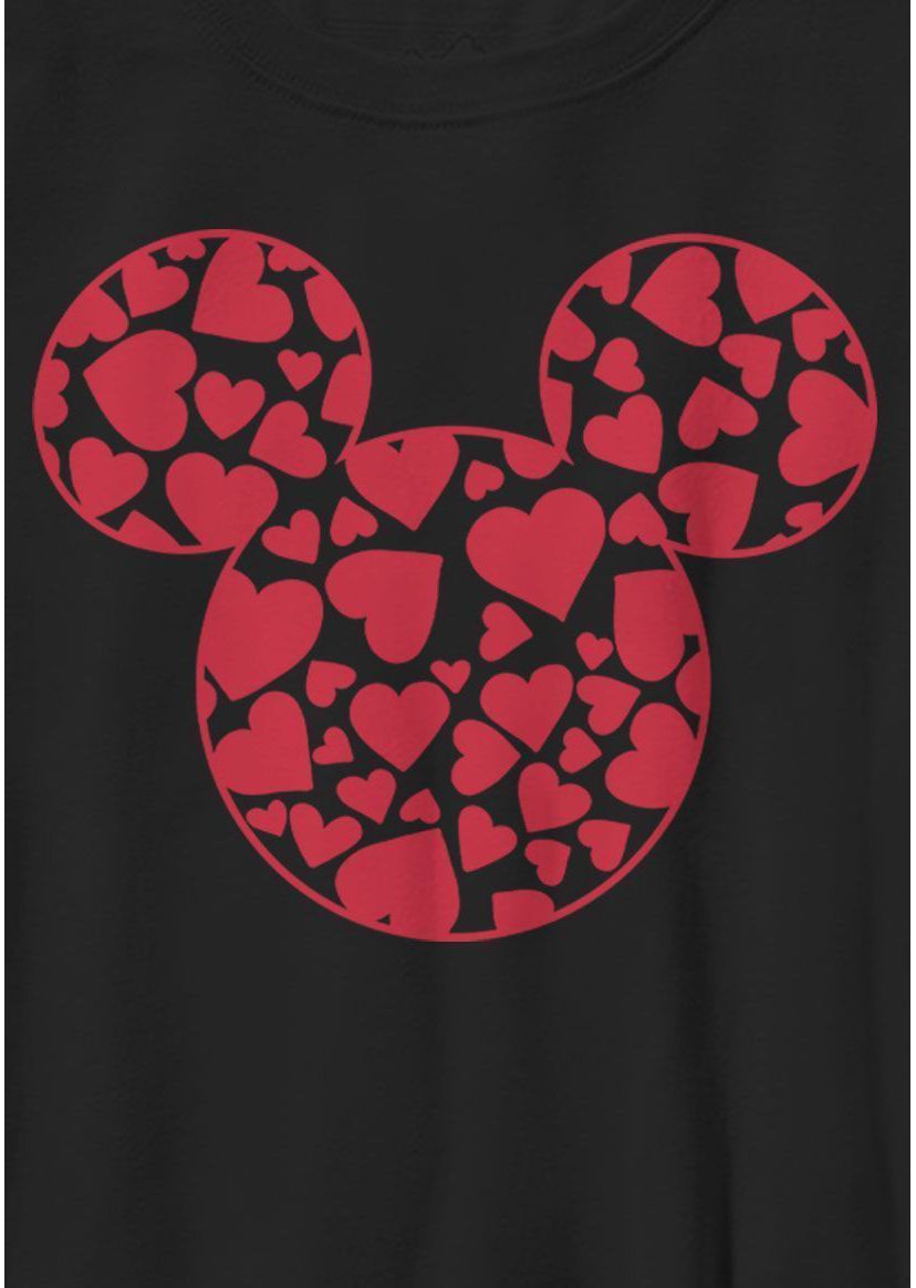 Mickey Hearts Fill Graphic T-Shirt