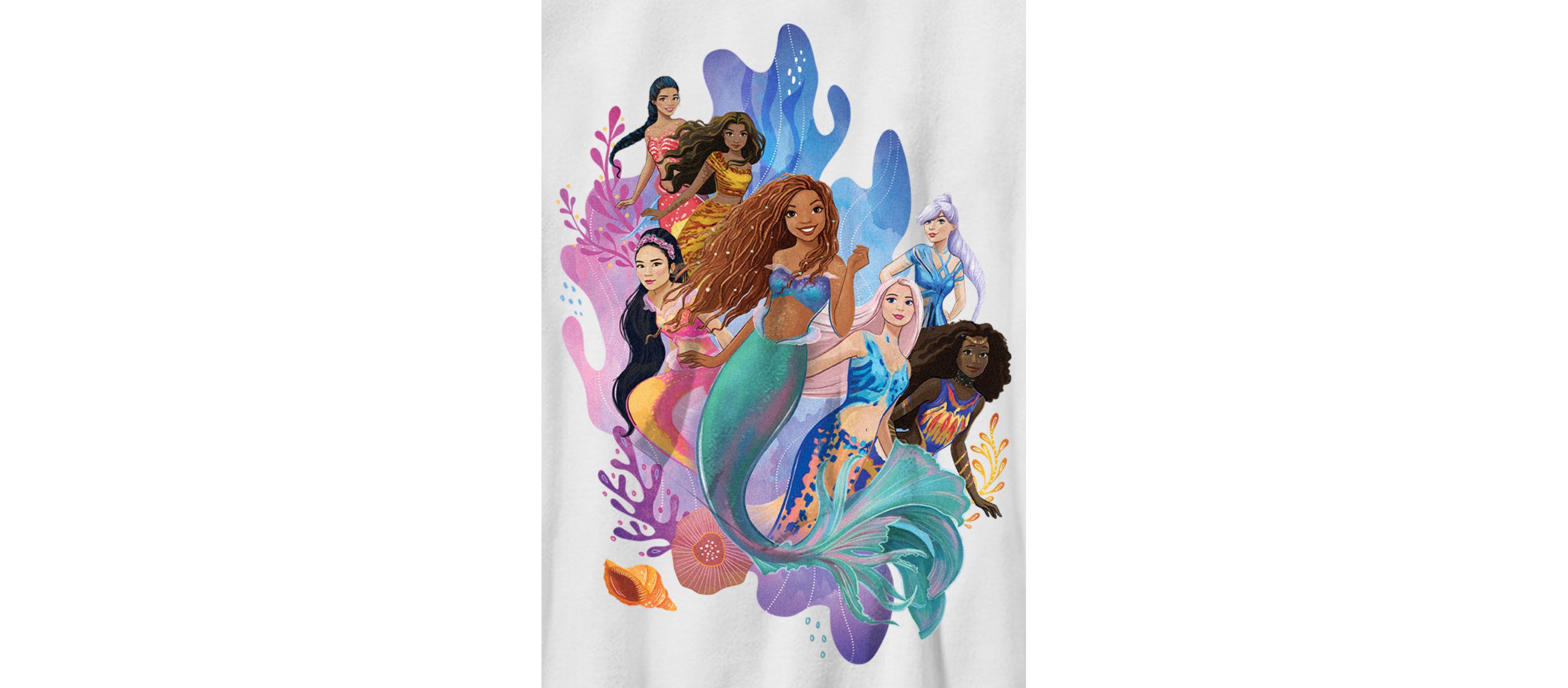 Mermaid Group Graphic T-Shirt